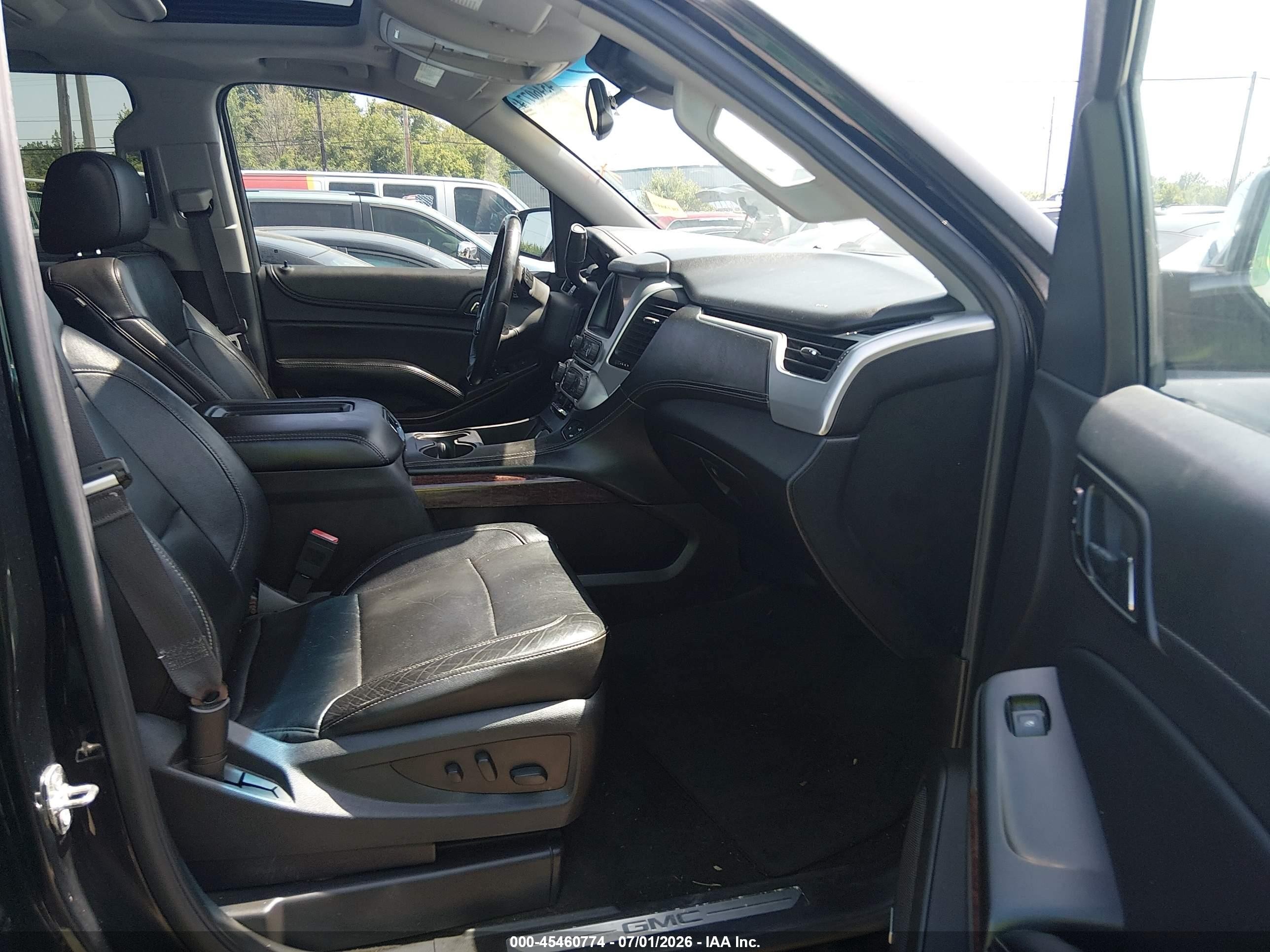 2015 Gmc Yukon Xl 1500 Slt Black vin: 1GKS2HKC7FR123845