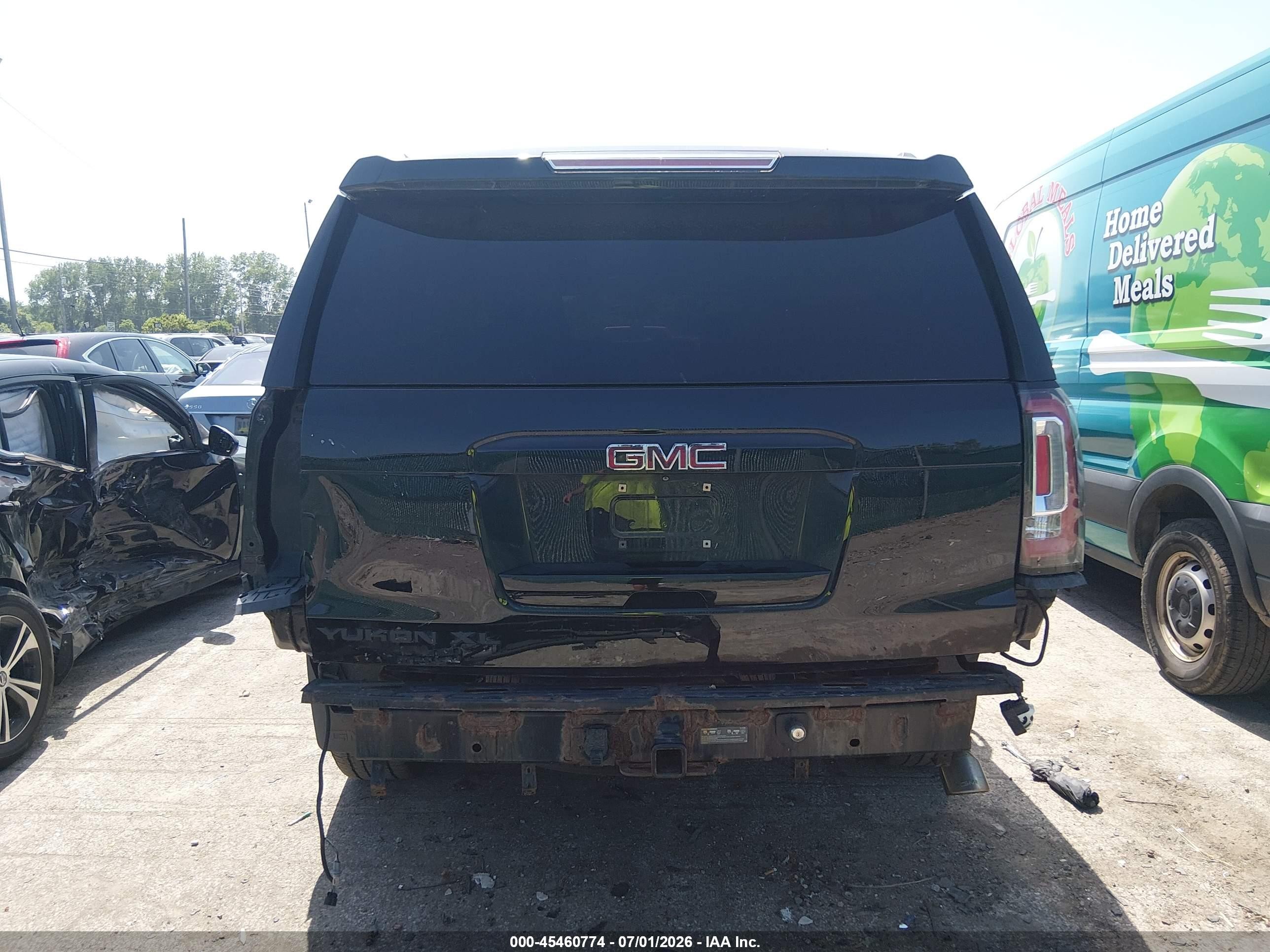 2015 Gmc Yukon Xl 1500 Slt Black vin: 1GKS2HKC7FR123845