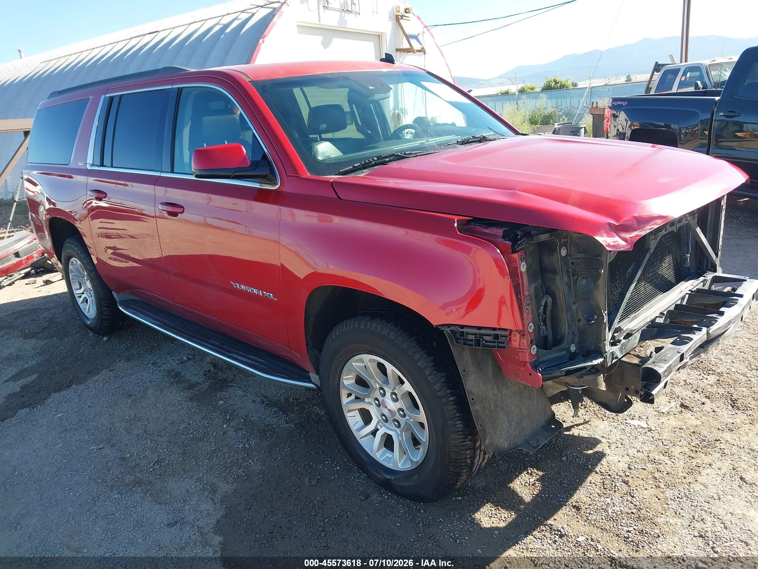 2015 Gmc Yukon Xl 1500 Slt Red vin: 1GKS2HKC7FR197685