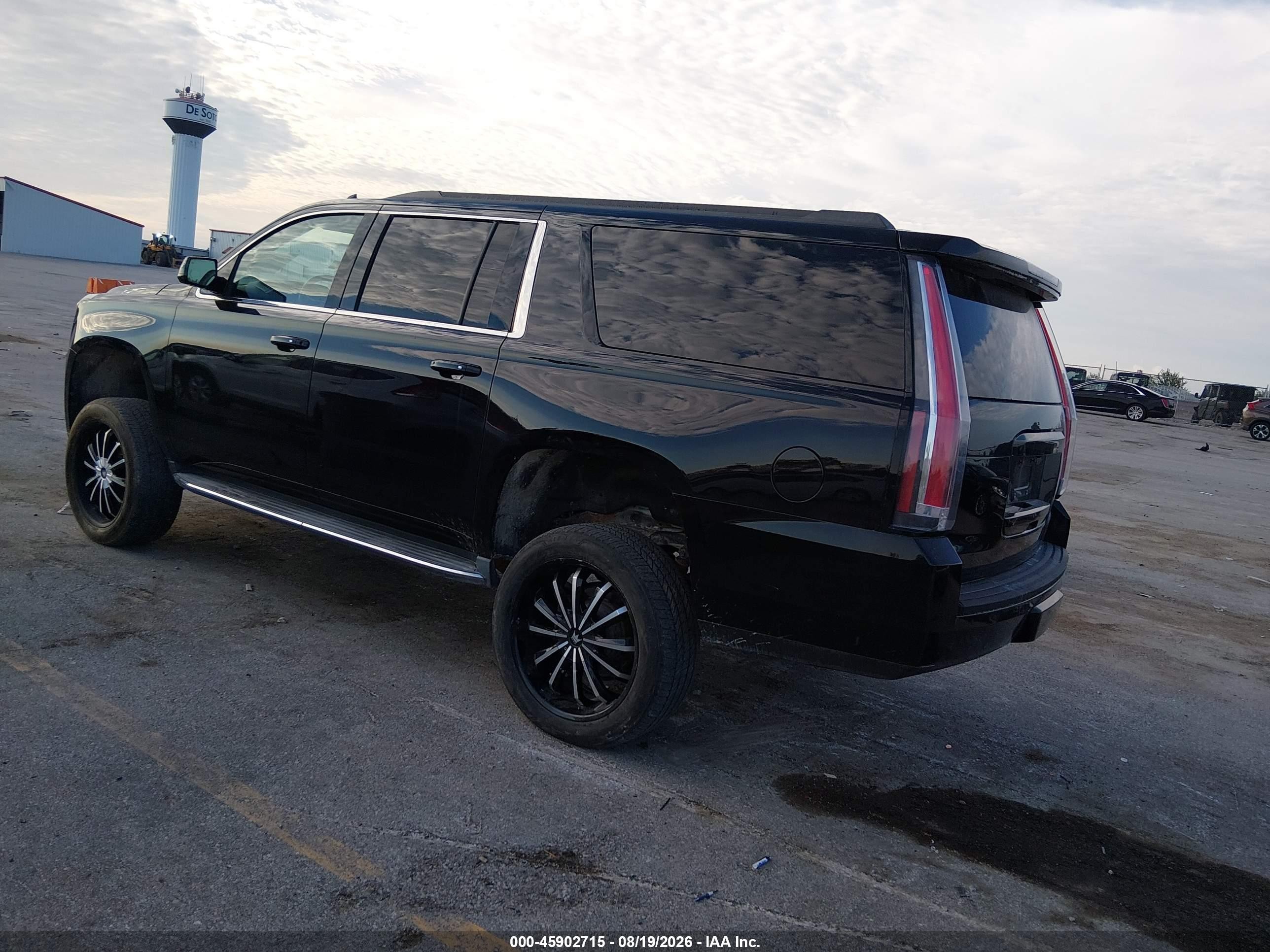 2015 Gmc Yukon Xl 1500 Slt Black vin: 1GKS2HKC7FR571194