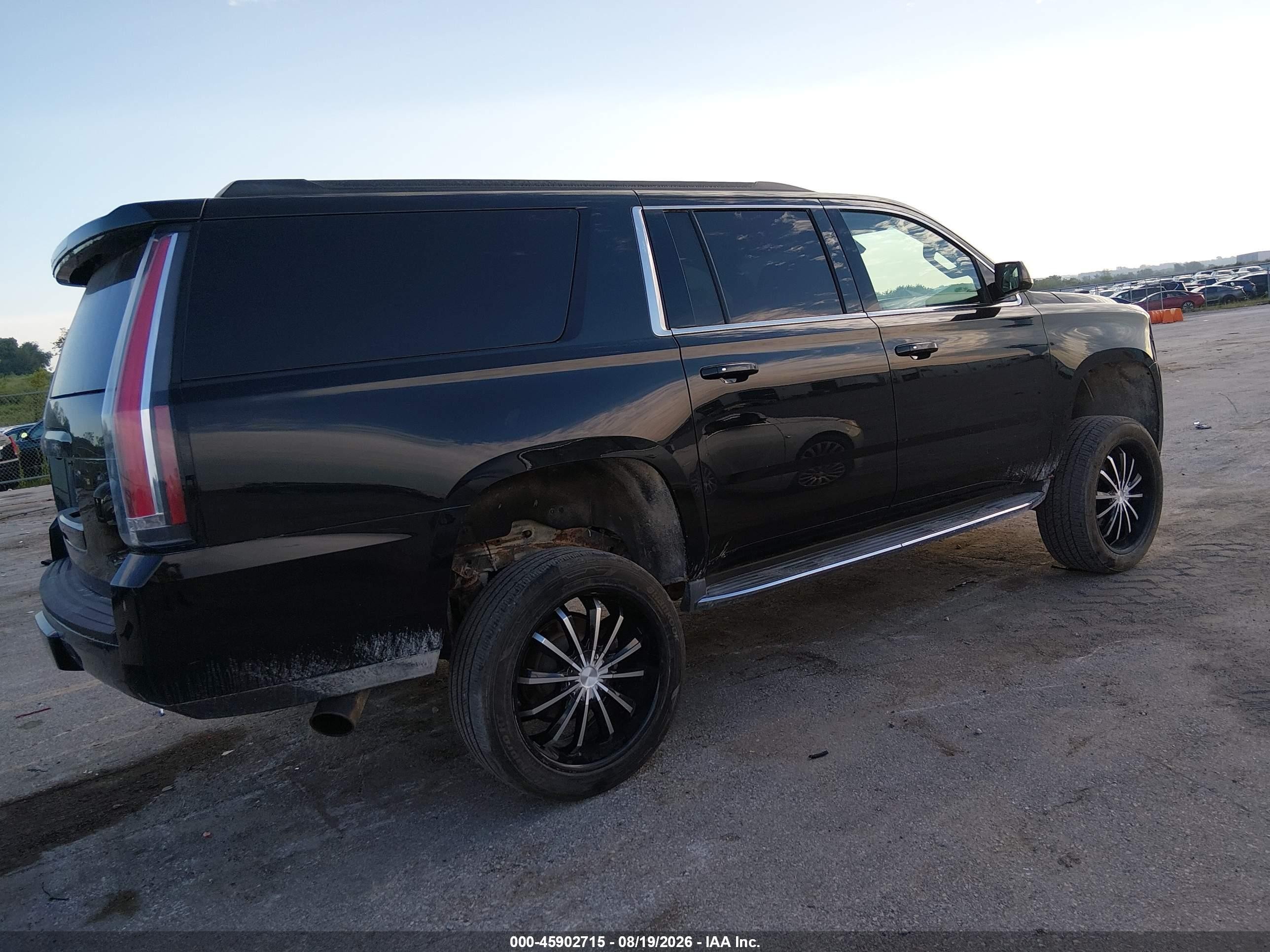 2015 Gmc Yukon Xl 1500 Slt Black vin: 1GKS2HKC7FR571194