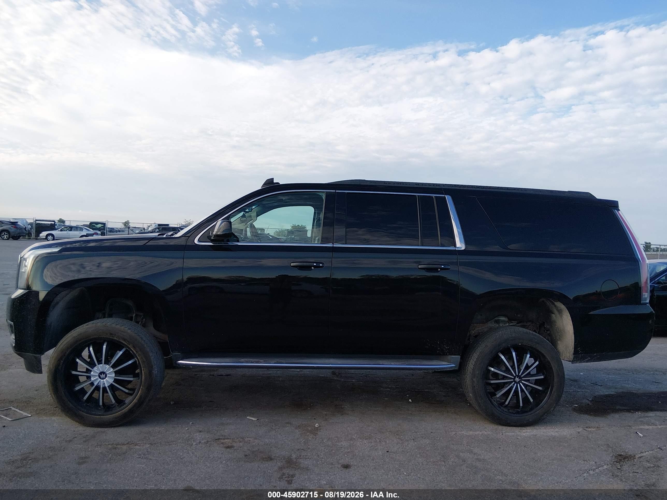 2015 Gmc Yukon Xl 1500 Slt Black vin: 1GKS2HKC7FR571194
