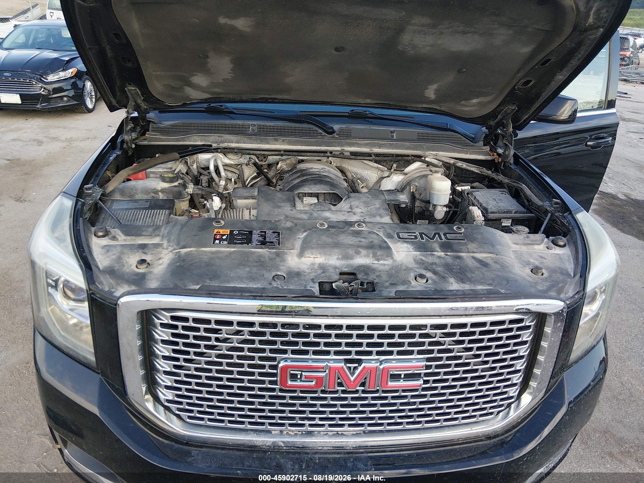 2015 Gmc Yukon Xl 1500 Slt Black vin: 1GKS2HKC7FR571194