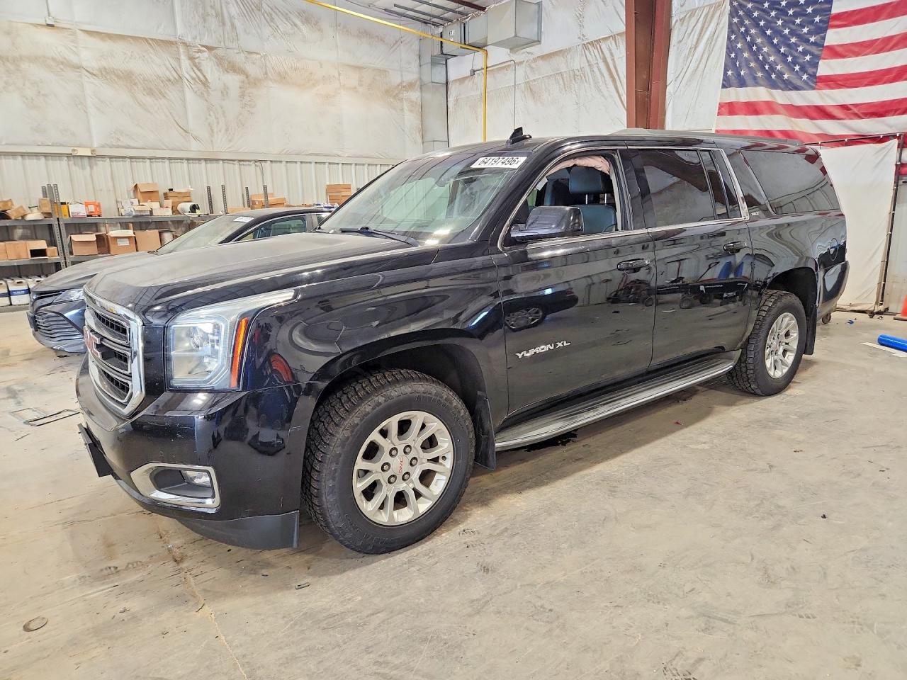 2015 Gmc Yukon Xl K1500 Slt Black vin: 1GKS2HKC7FR575004