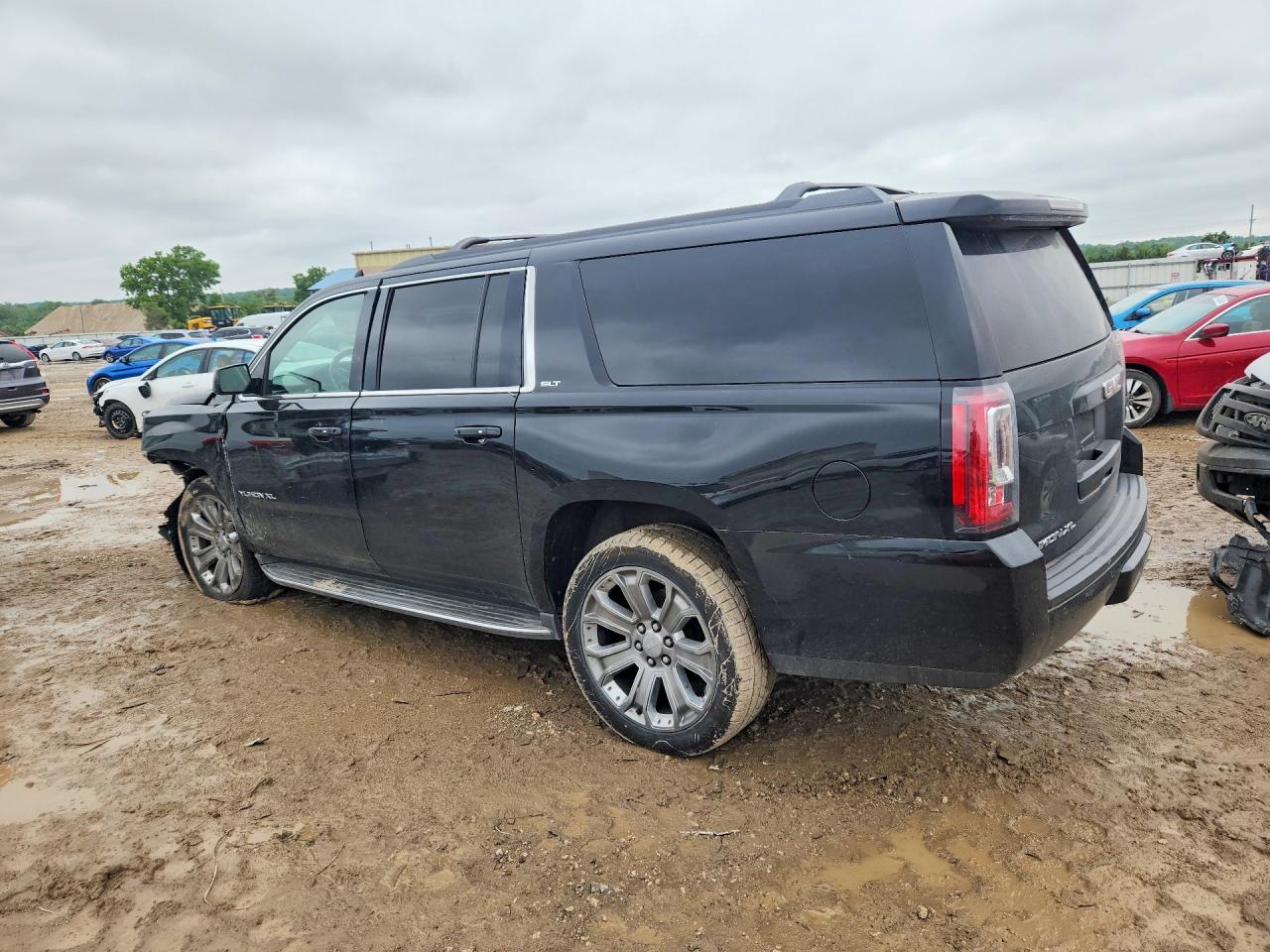 2015 Gmc Yukon Xl K1500 Slt Black vin: 1GKS2HKC9FR674892