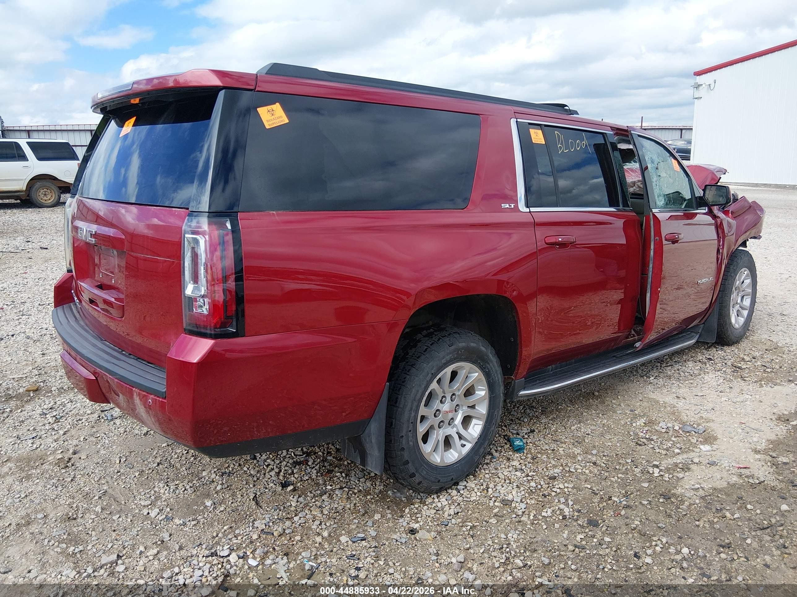 2015 Gmc Yukon Xl 1500 Slt Red vin: 1GKS2HKC9FR698464
