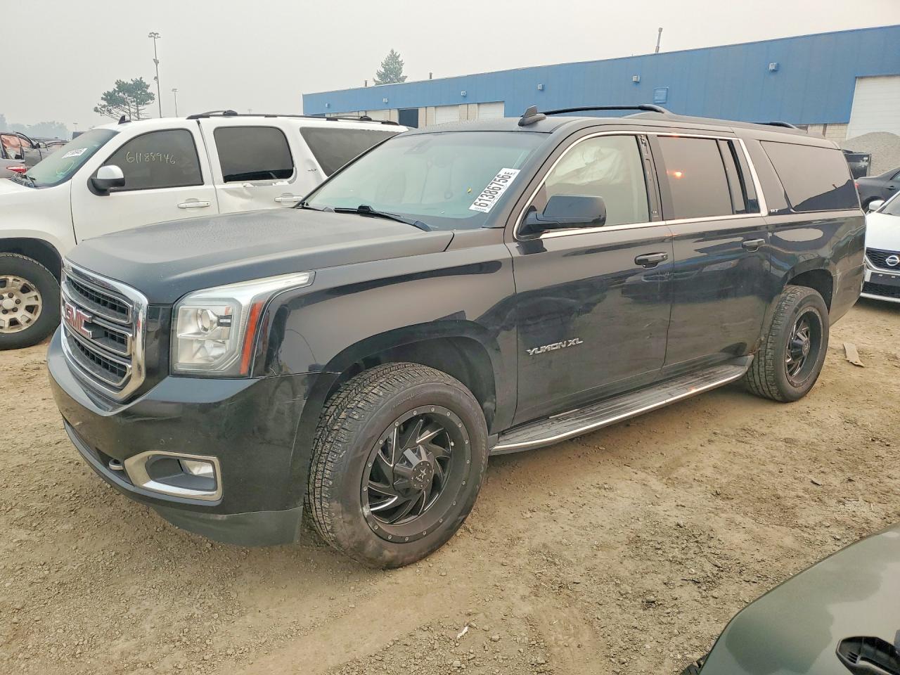 2015 Gmc Yukon Xl K1500 Slt Black vin: 1GKS2HKCXFR567253