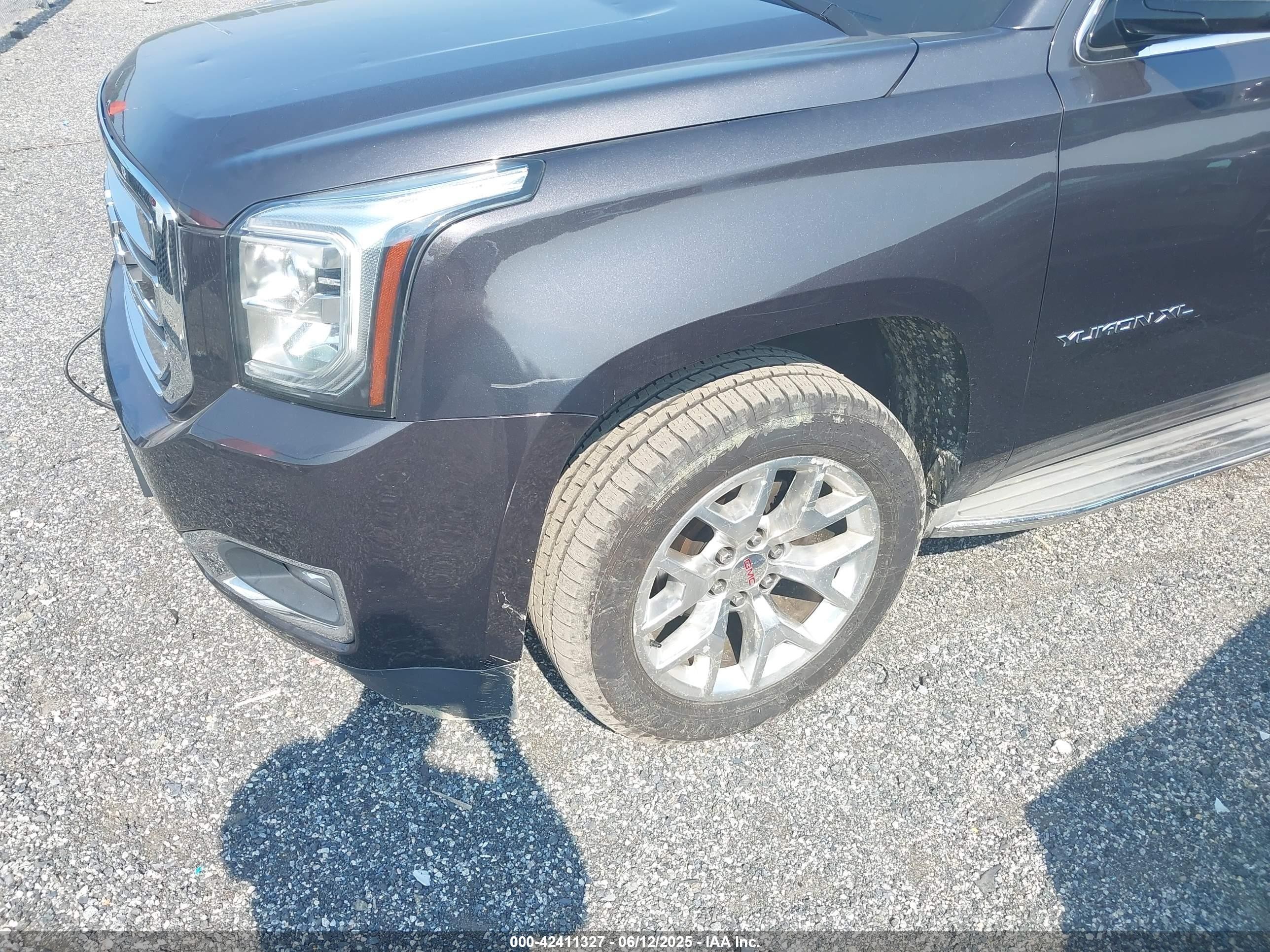 2015 Gmc Yukon Xl 1500 Slt Gray vin: 1GKS2HKCXFR573764