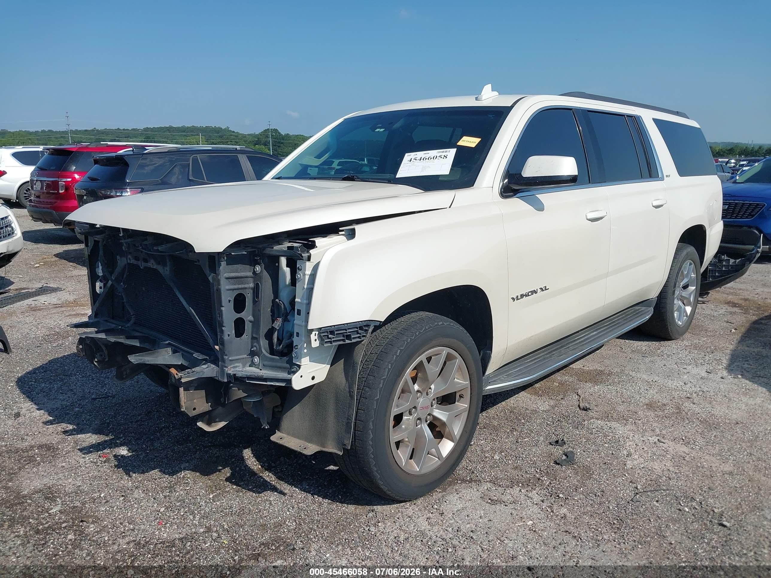 2015 Gmc Yukon Xl 1500 Slt Beige vin: 1GKS2HKCXFR698845