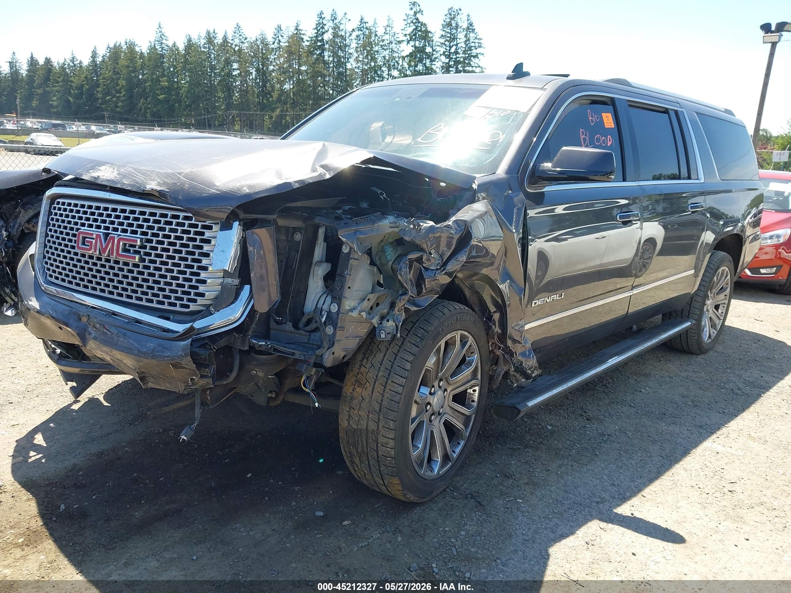 2016 Gmc Yukon Xl Denali Серый vin: 1GKS2HKJXGR383706