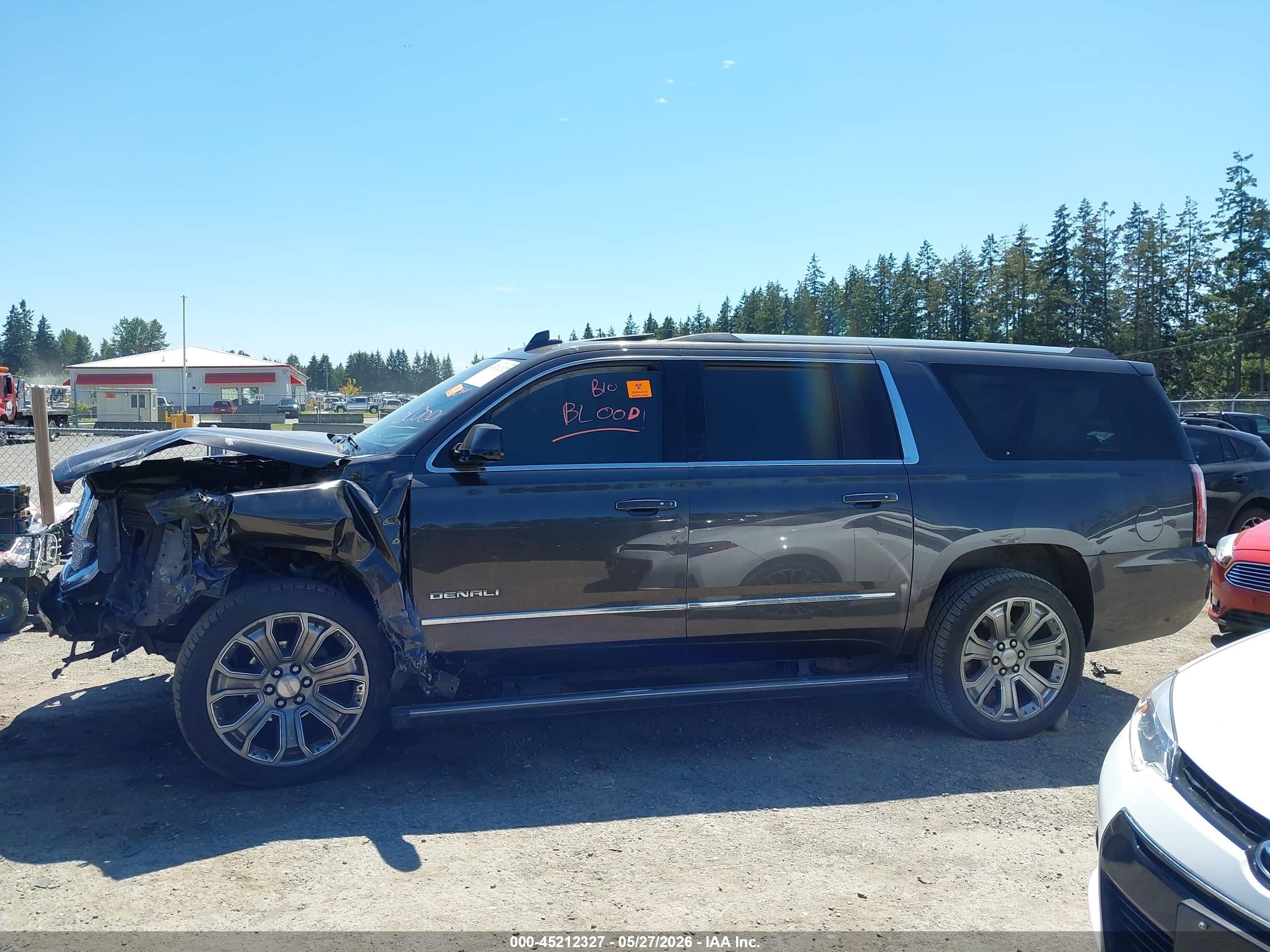 2016 Gmc Yukon Xl Denali Серый vin: 1GKS2HKJXGR383706