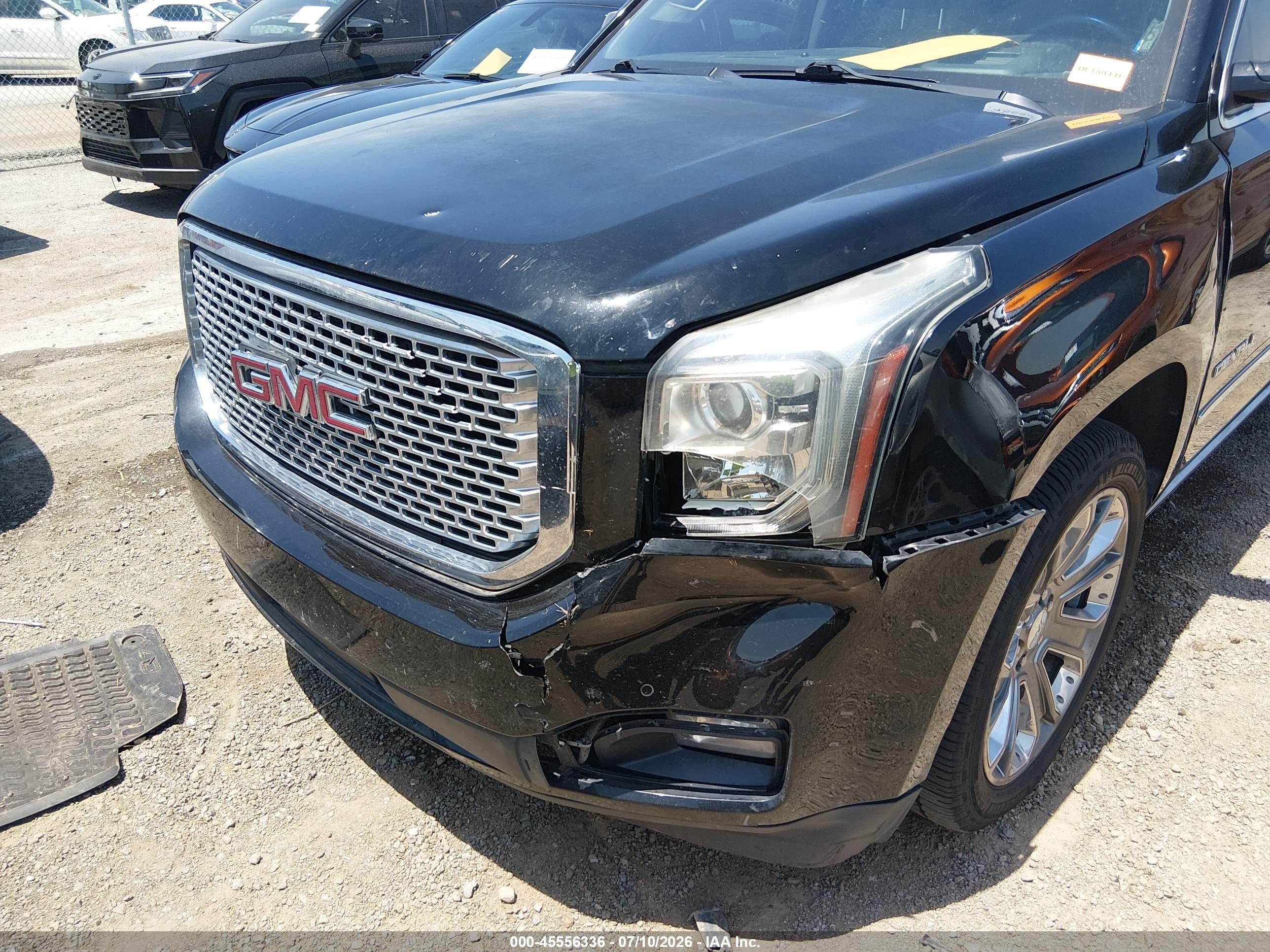 2015 Gmc Yukon Xl 1500 Denali Черный vin: 1GKS2JKJ0FR568322