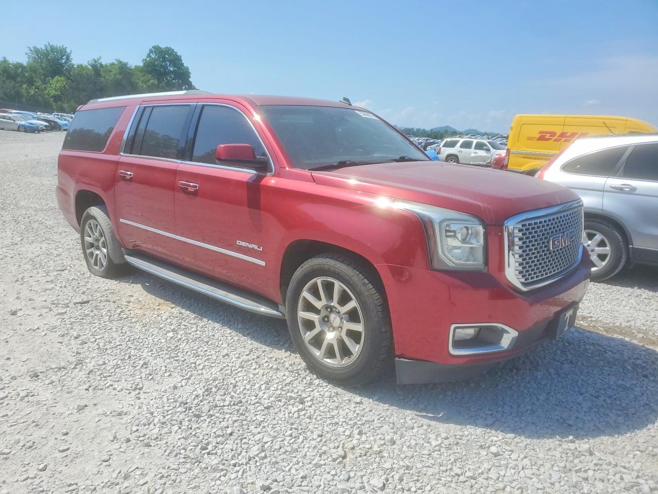 2015 Gmc Yukon Xl Denali Red vin: 1GKS2JKJ2FR289471