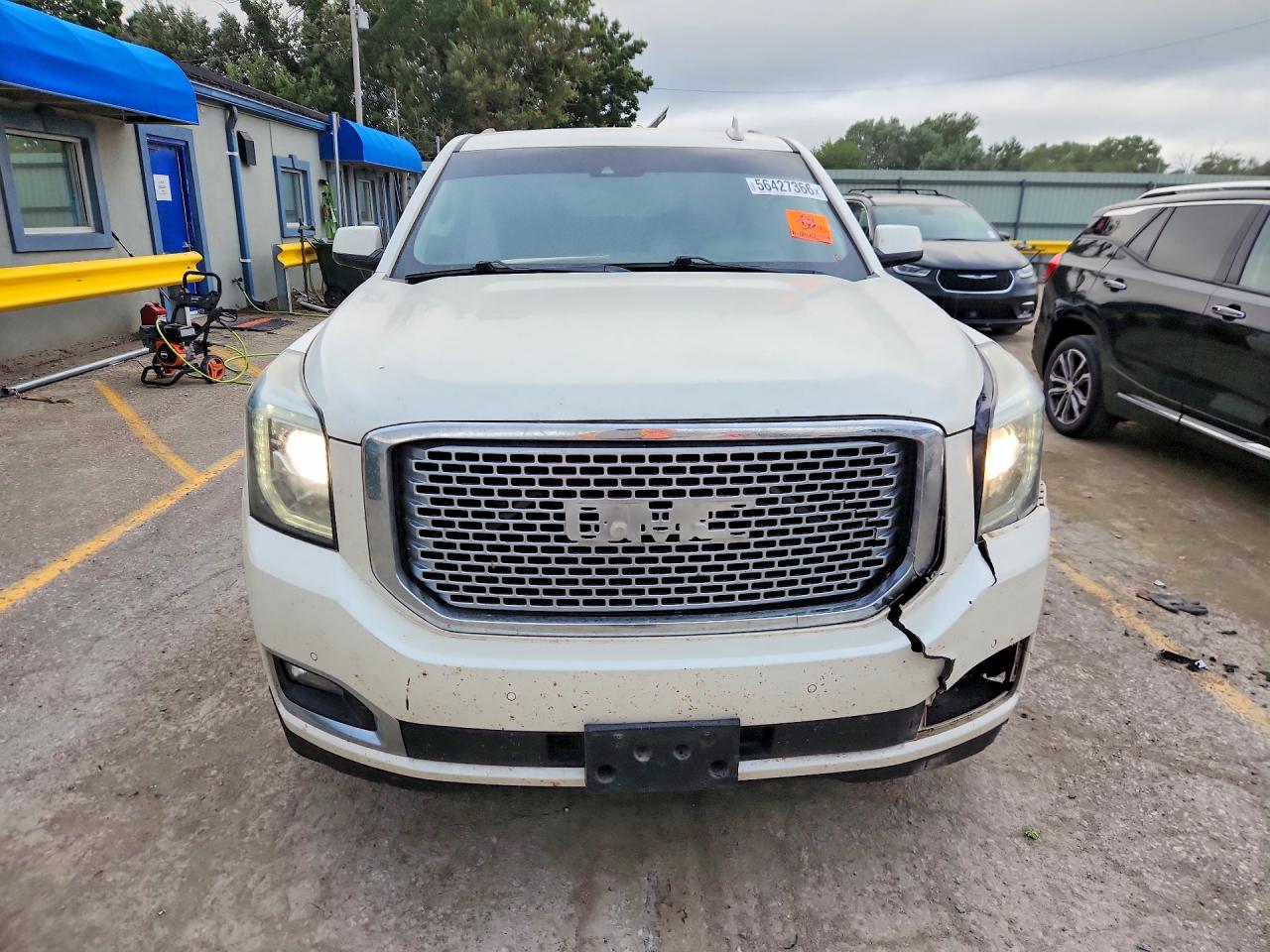 2015 Gmc Yukon Xl Denali White vin: 1GKS2JKJ3FR552468