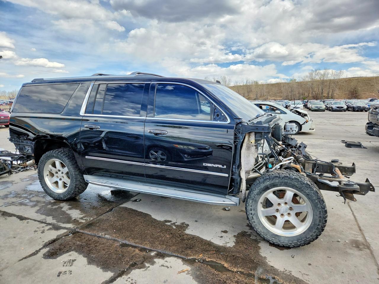 2015 Gmc Yukon Xl Denali Black vin: 1GKS2JKJ5FR200069