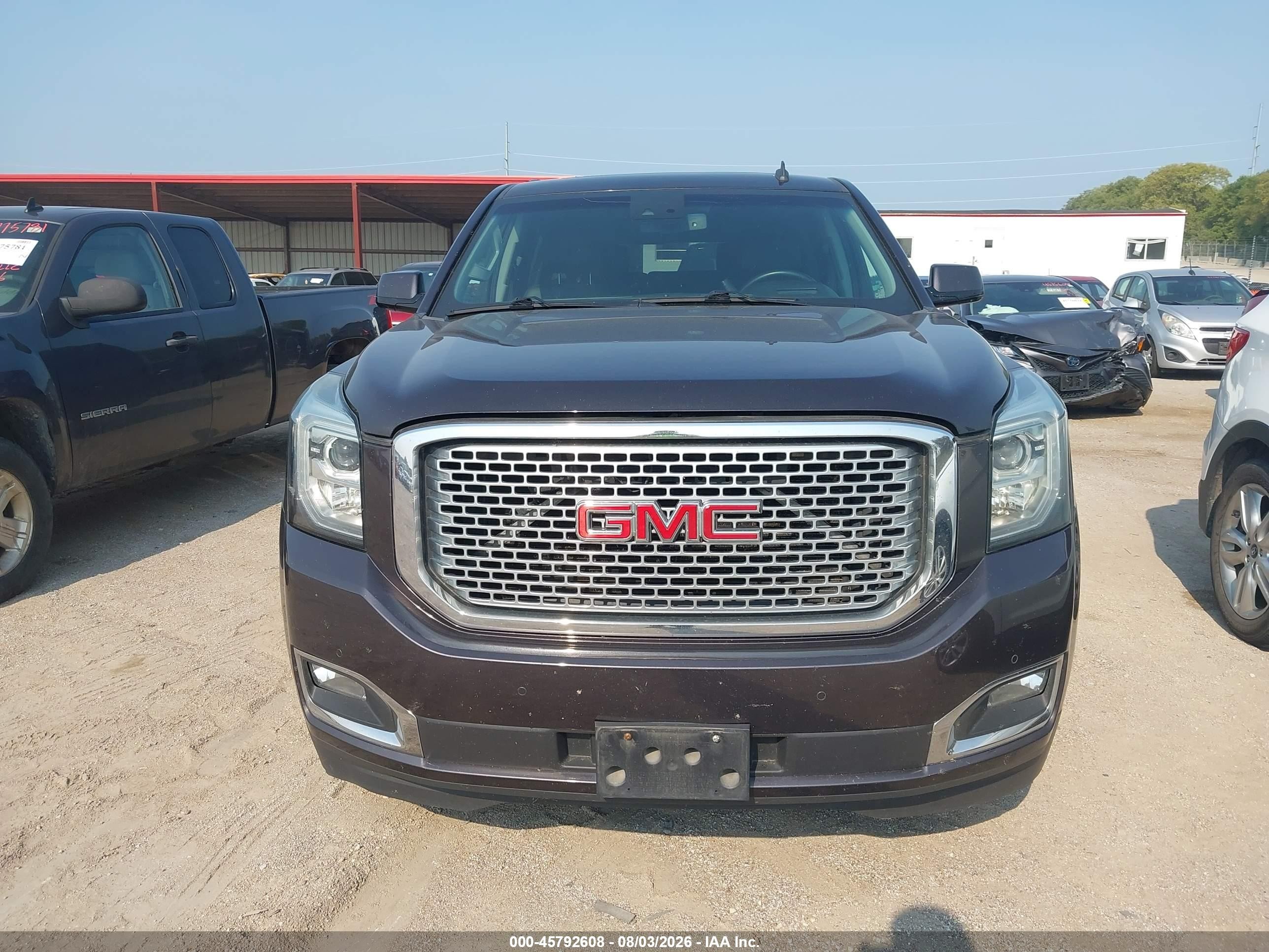 2015 Gmc Yukon Xl 1500 Denali Black vin: 1GKS2JKJ5FR280120