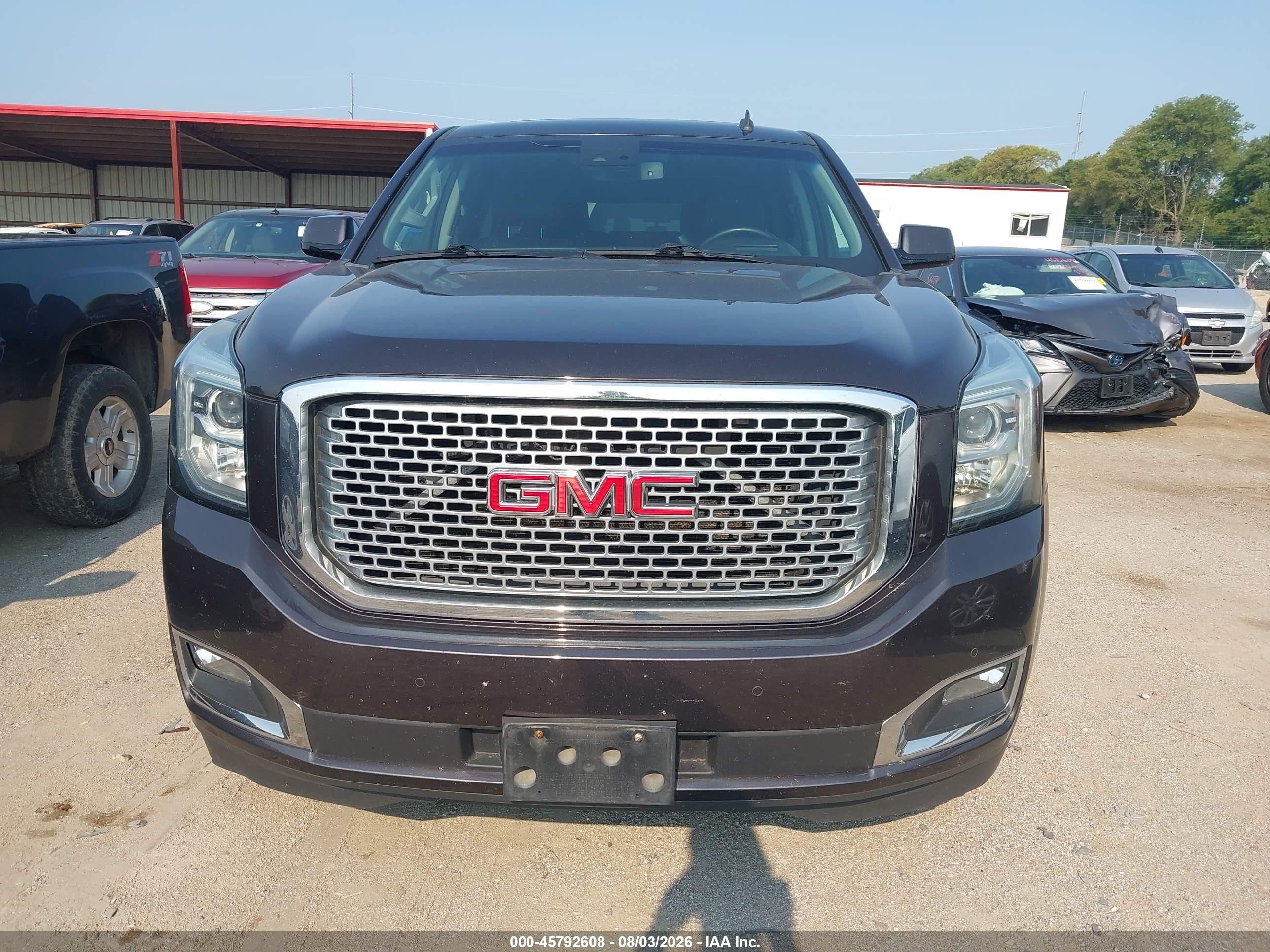 2015 Gmc Yukon Xl 1500 Denali Black vin: 1GKS2JKJ5FR280120