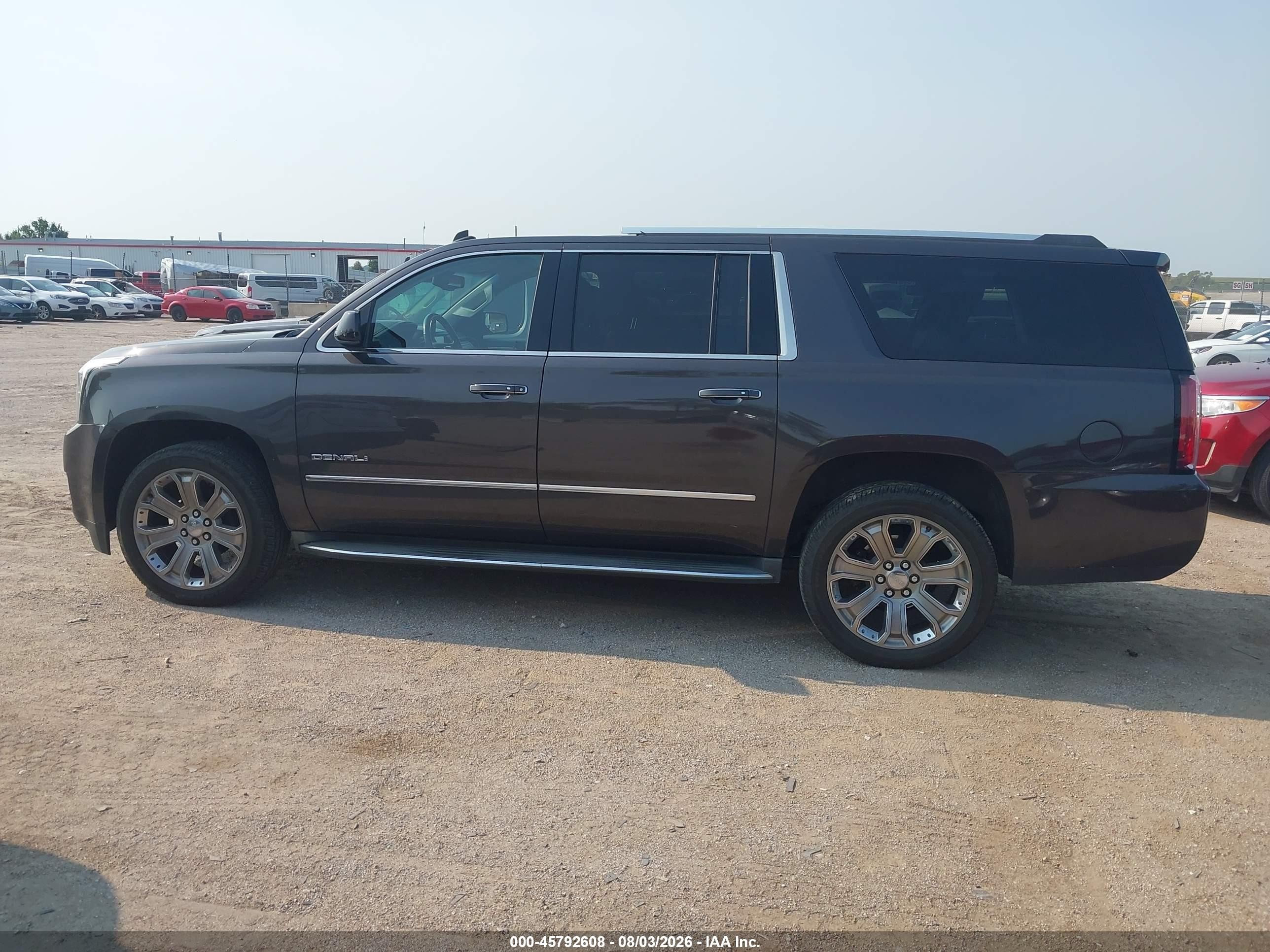 2015 Gmc Yukon Xl 1500 Denali Black vin: 1GKS2JKJ5FR280120