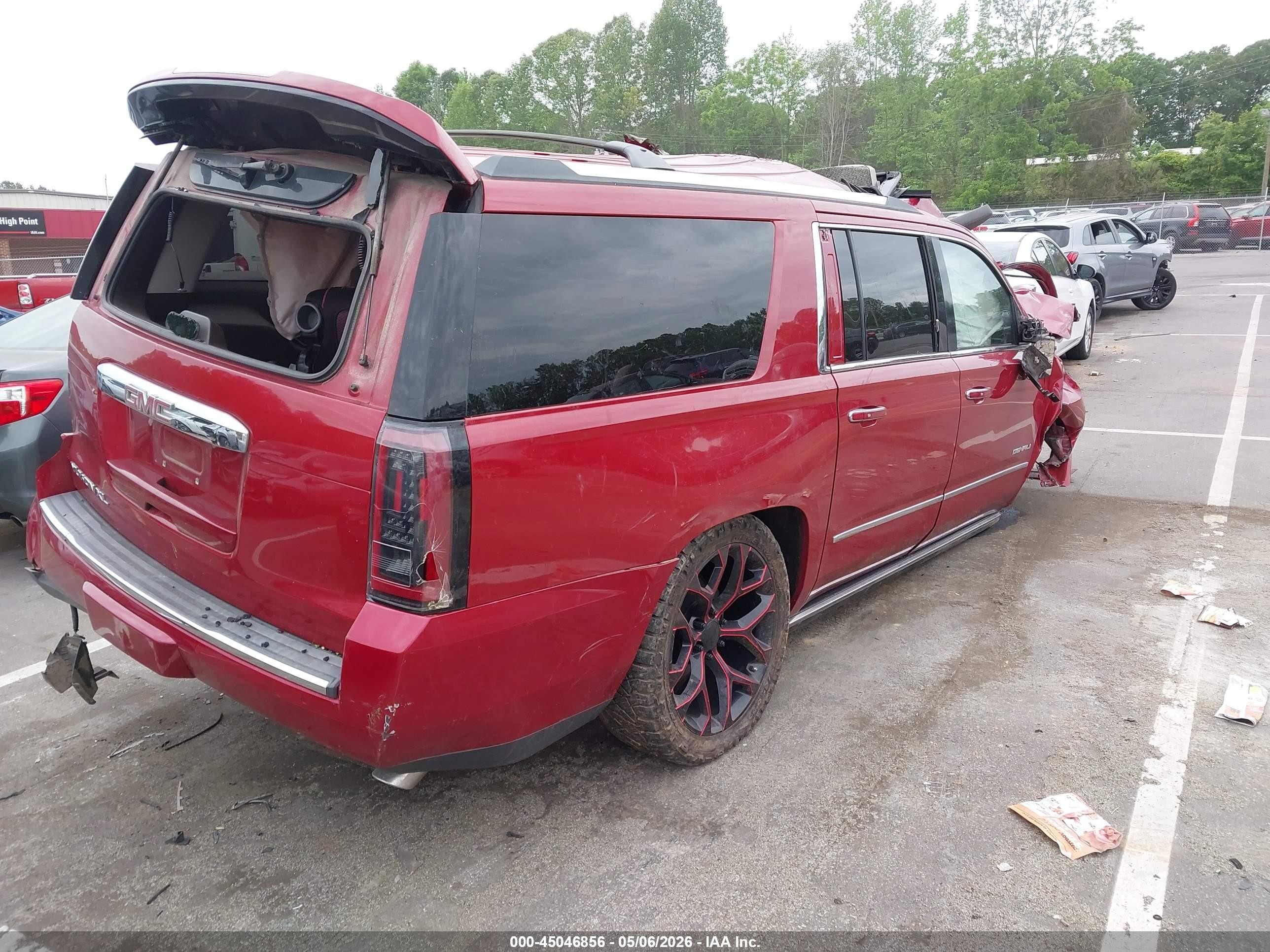 2015 Gmc Yukon Xl 1500 Denali Красный vin: 1GKS2JKJ5FR594110