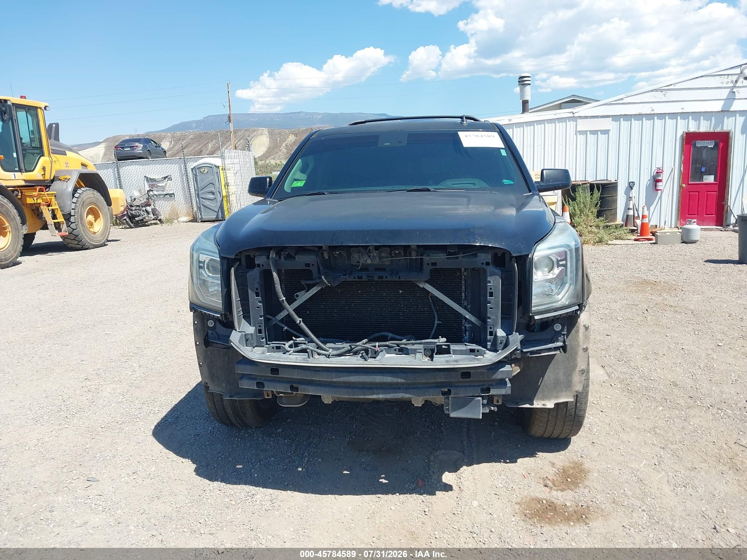 2015 Gmc Yukon Xl 1500 Denali Black vin: 1GKS2JKJ8FR154253