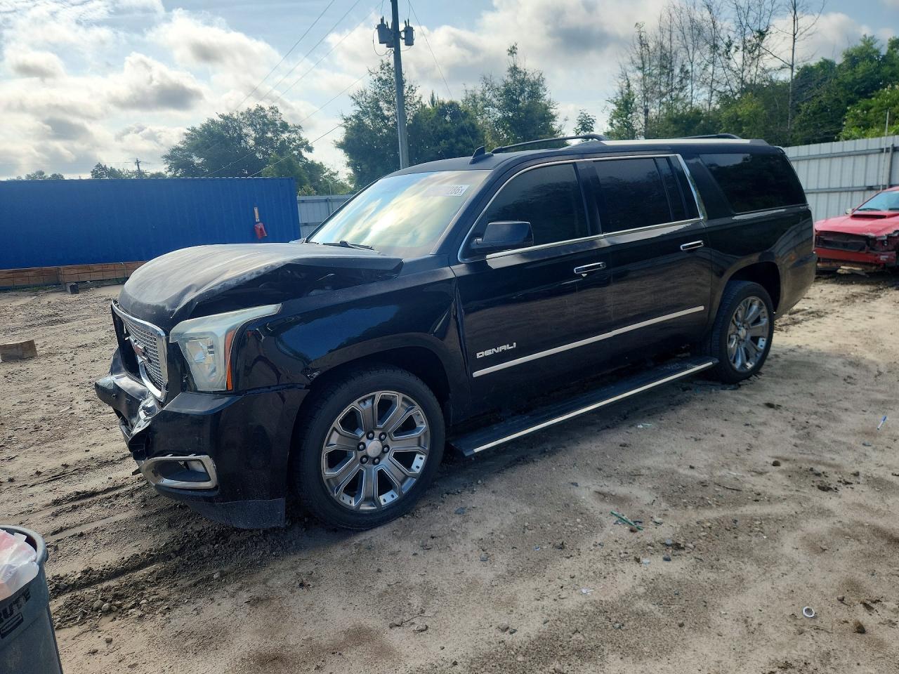 2015 Gmc Yukon Xl Denali Черный vin: 1GKS2JKJ8FR635815