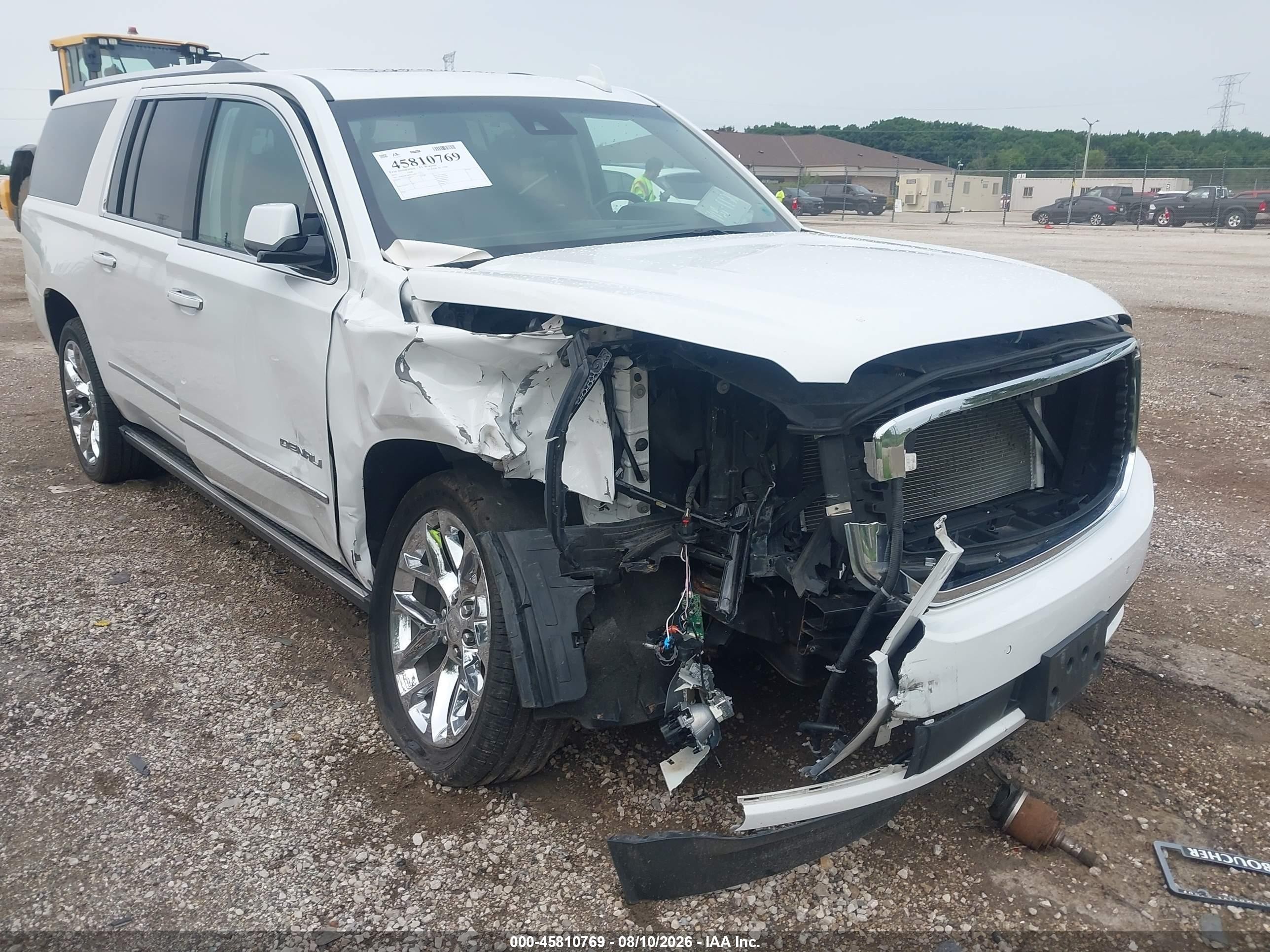 2015 Gmc Yukon Xl 1500 Denali White vin: 1GKS2JKJ8FR714983