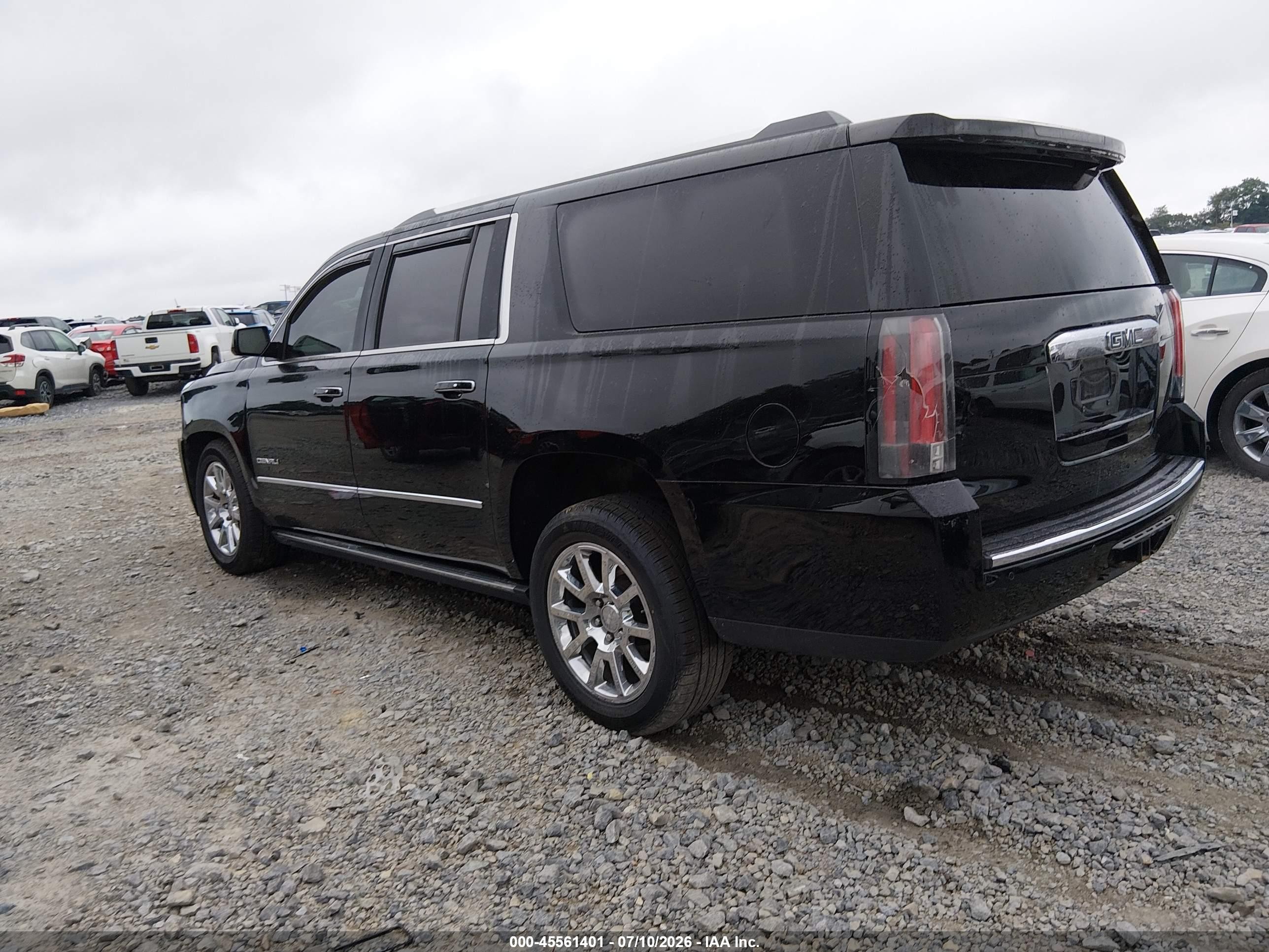 2015 Gmc Yukon Xl 1500 Denali Черный vin: 1GKS2JKJ9FR573423