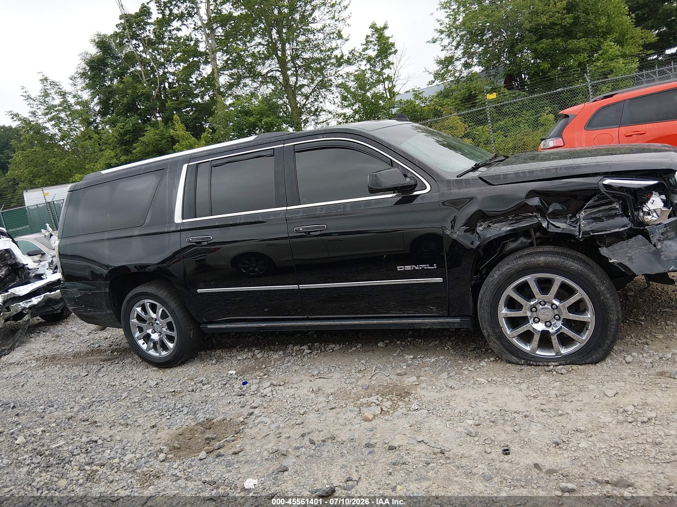 2015 Gmc Yukon Xl 1500 Denali Черный vin: 1GKS2JKJ9FR573423