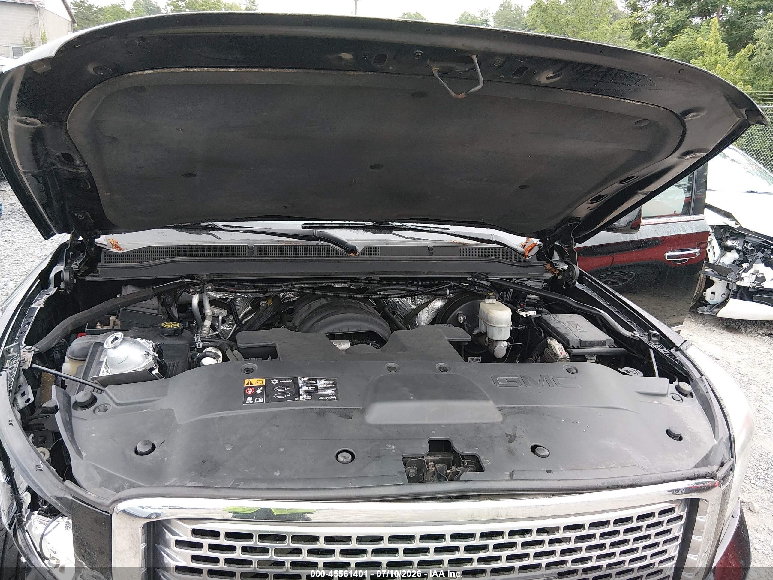 2015 Gmc Yukon Xl 1500 Denali Черный vin: 1GKS2JKJ9FR573423