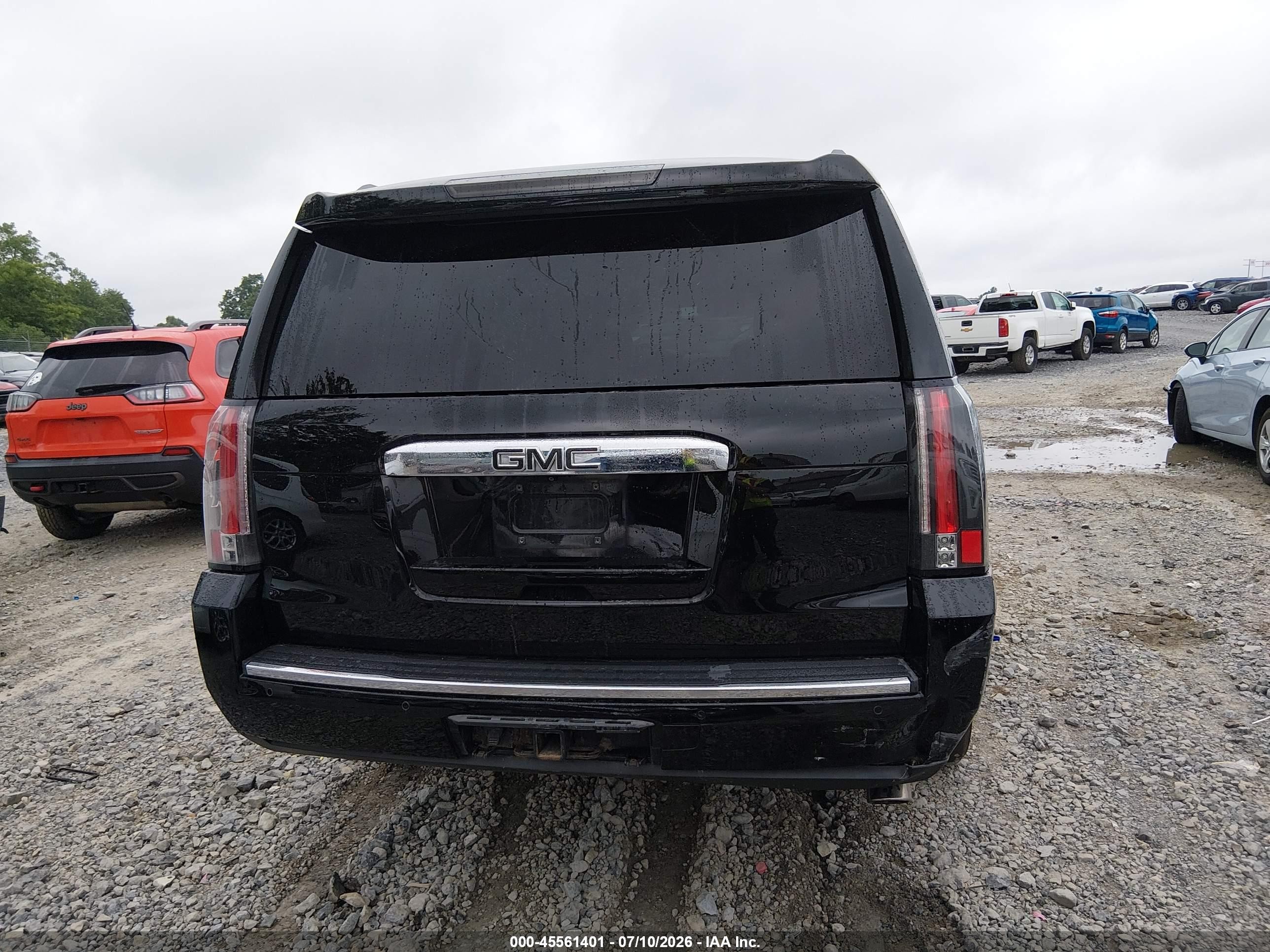 2015 Gmc Yukon Xl 1500 Denali Черный vin: 1GKS2JKJ9FR573423
