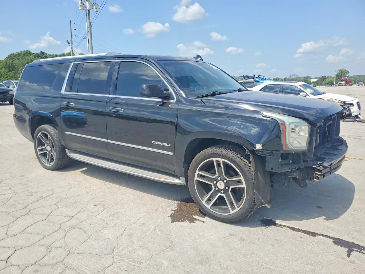 2015 Gmc Yukon Xl Denali Black vin: 1GKS2JKJXFR577187