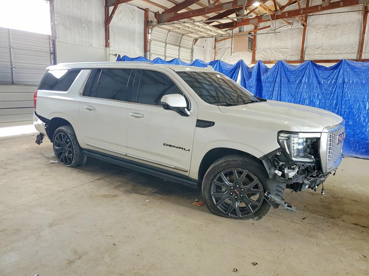 2023 Gmc Yukon Xl Denali White vin: 1GKS2JKL2PR483324