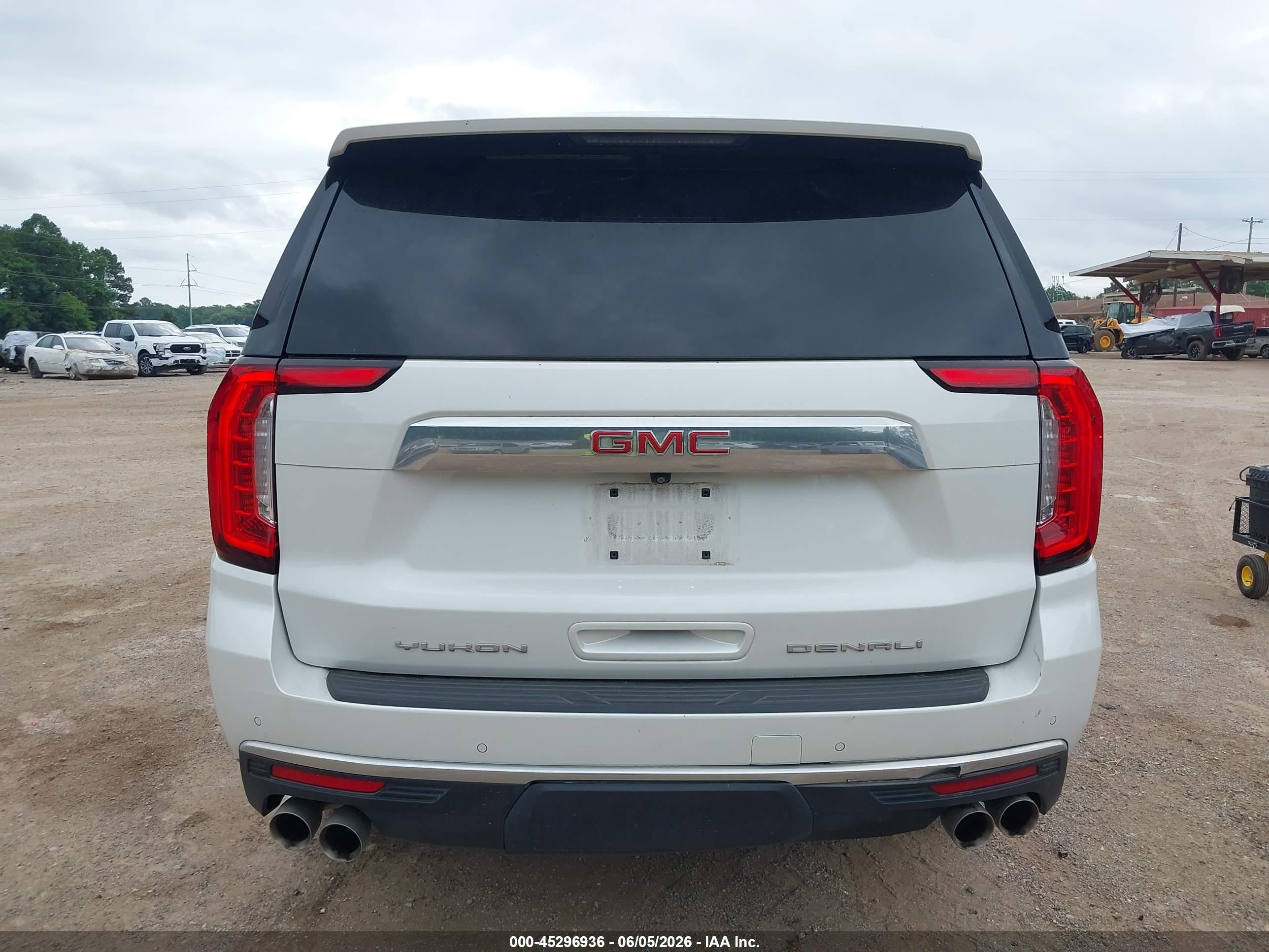 2023 Gmc Yukon Xl 4wd Denali White vin: 1GKS2JKL7PR265752