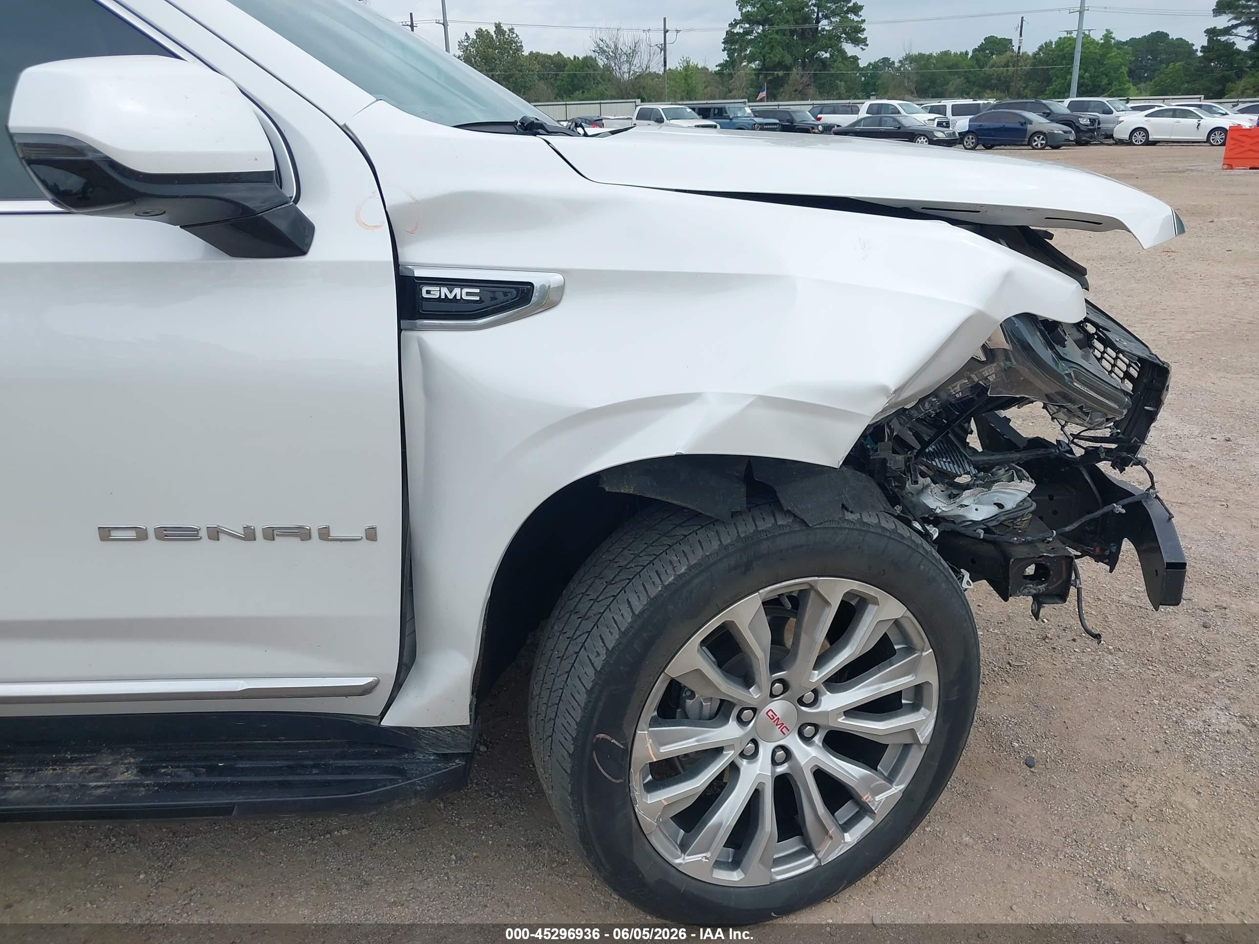 2023 Gmc Yukon Xl 4wd Denali White vin: 1GKS2JKL7PR265752