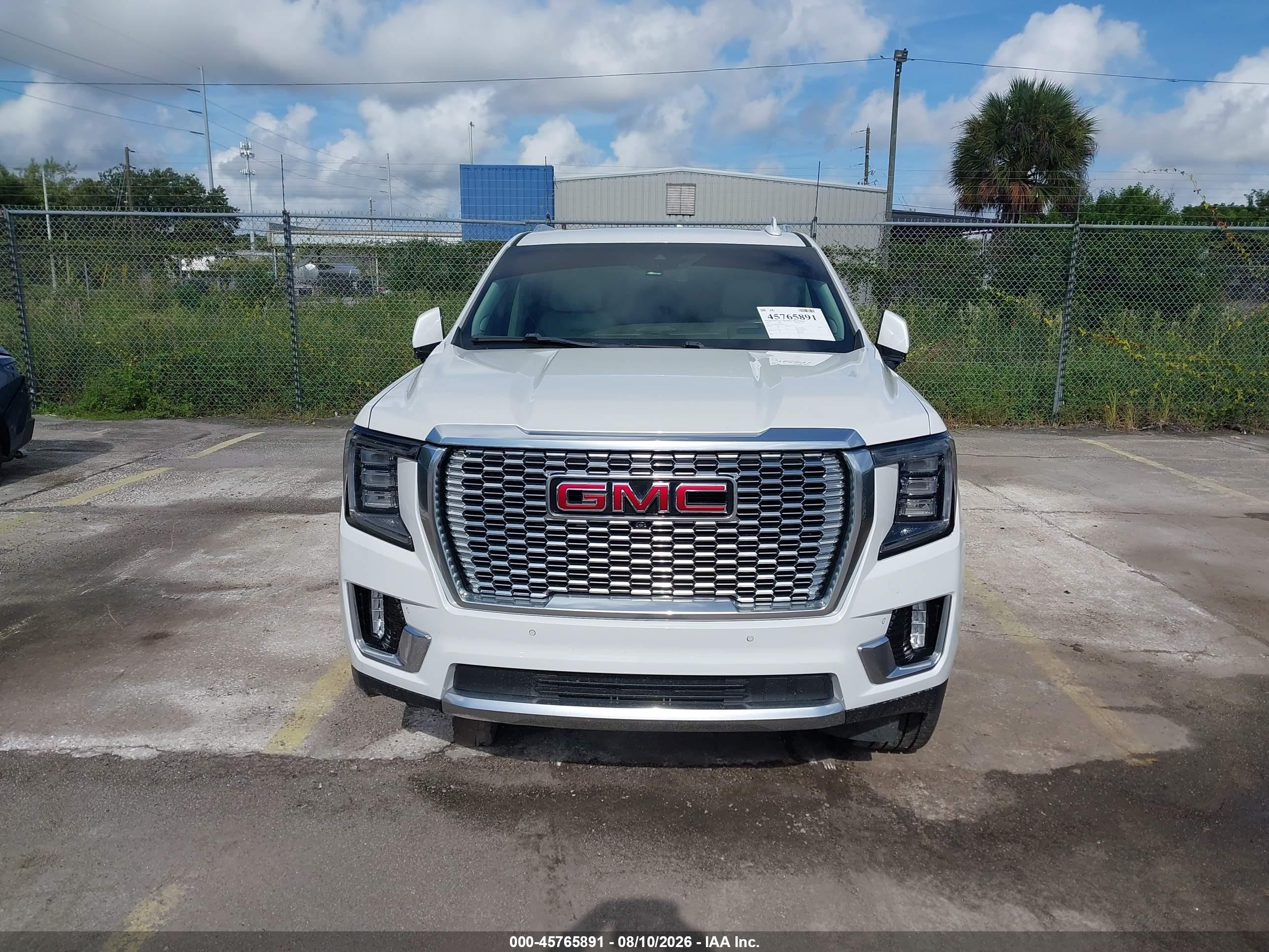 2023 Gmc Yukon Xl 4wd Denali White vin: 1GKS2JKL8PR168382