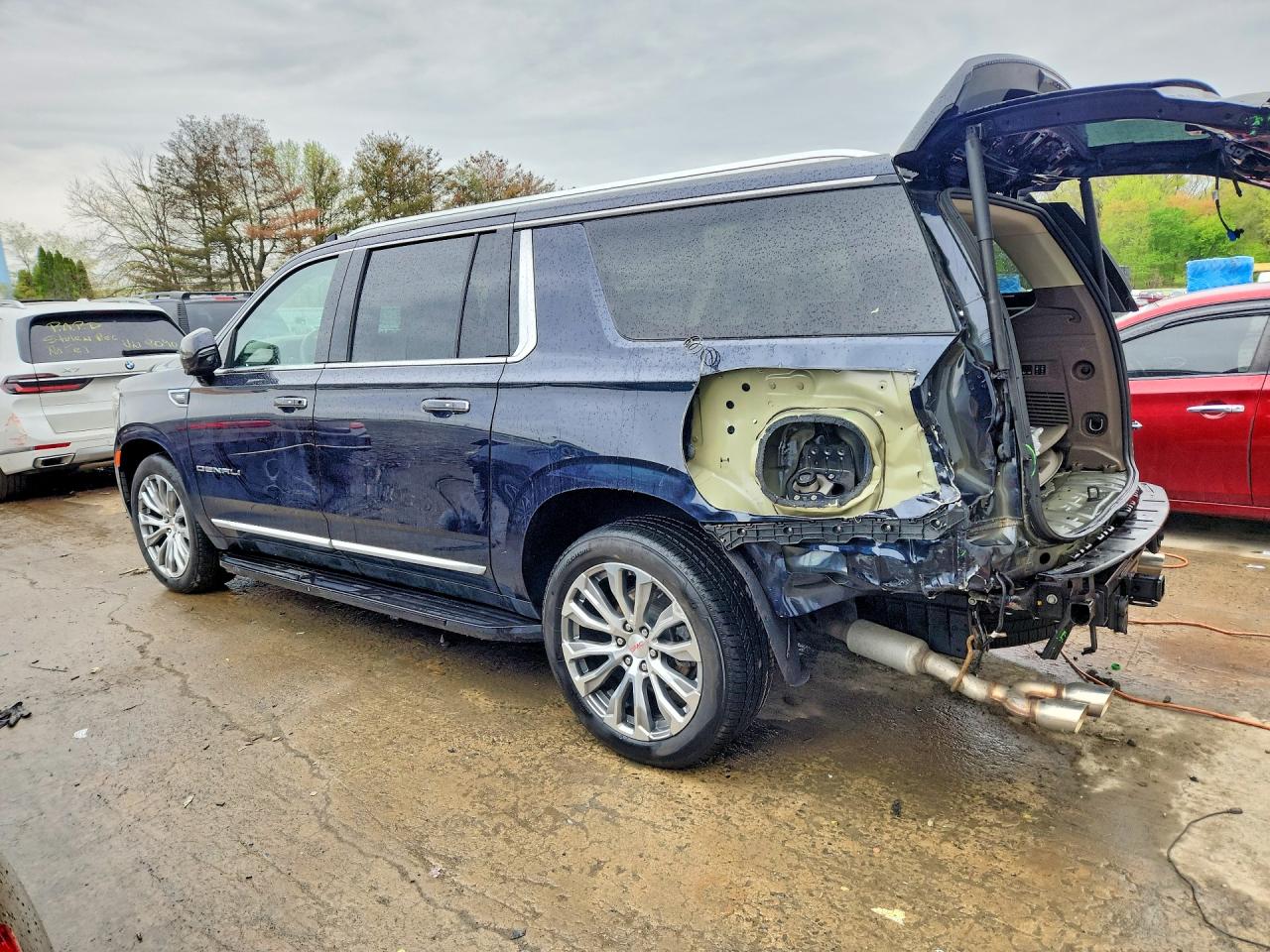 2024 Gmc Yukon Xl Denali Blue vin: 1GKS2JKL8RR300835