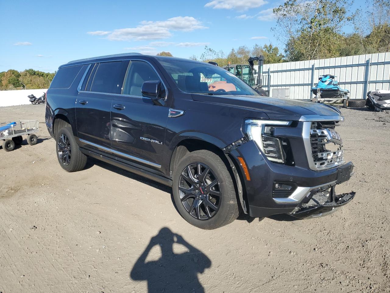 2025 Gmc Yukon Xl Denali Серый vin: 1GKS2JRL4SR157913