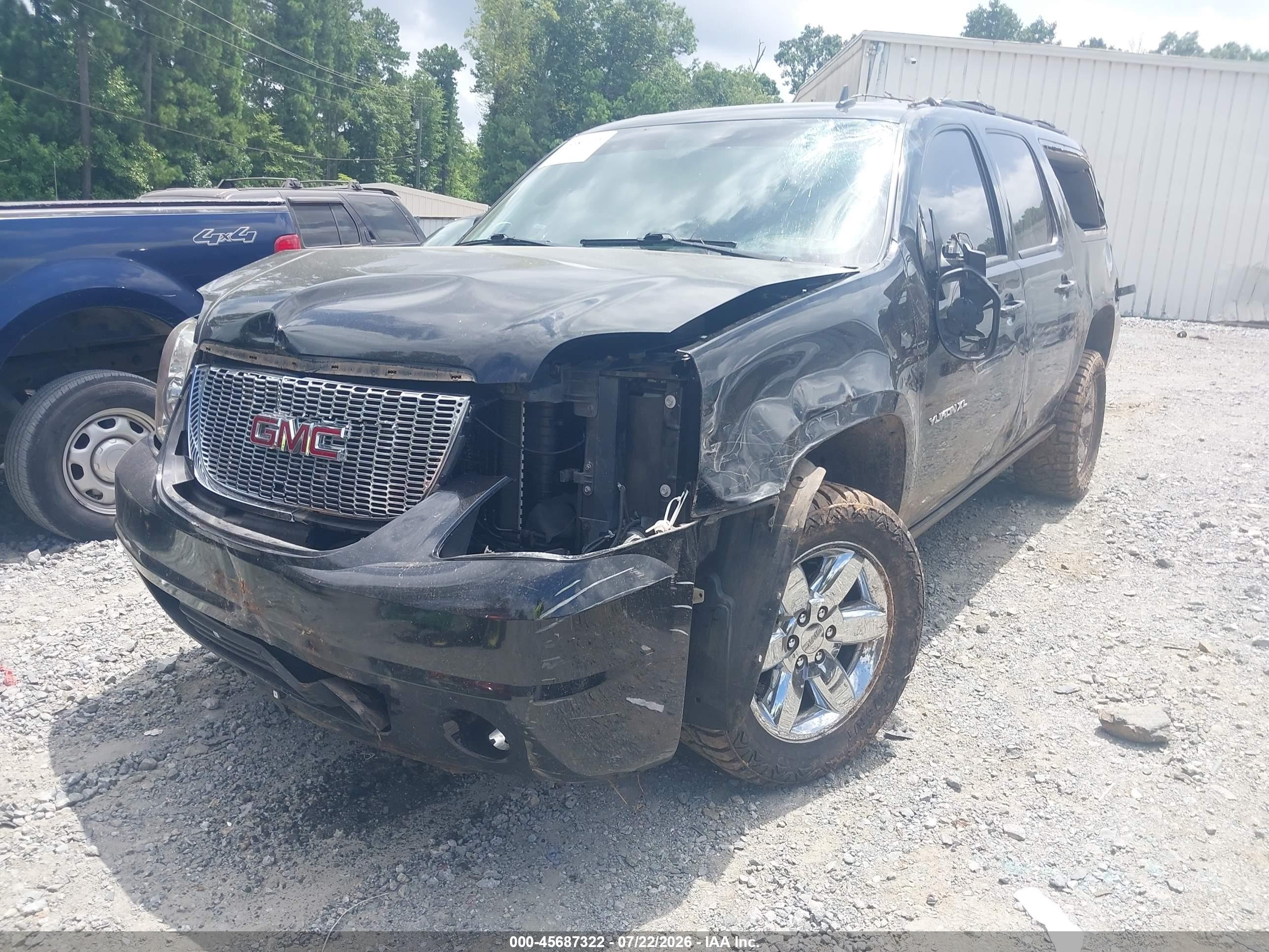 2011 Gmc Yukon Xl 1500 Slt Black vin: 1GKS2KE31BR228111
