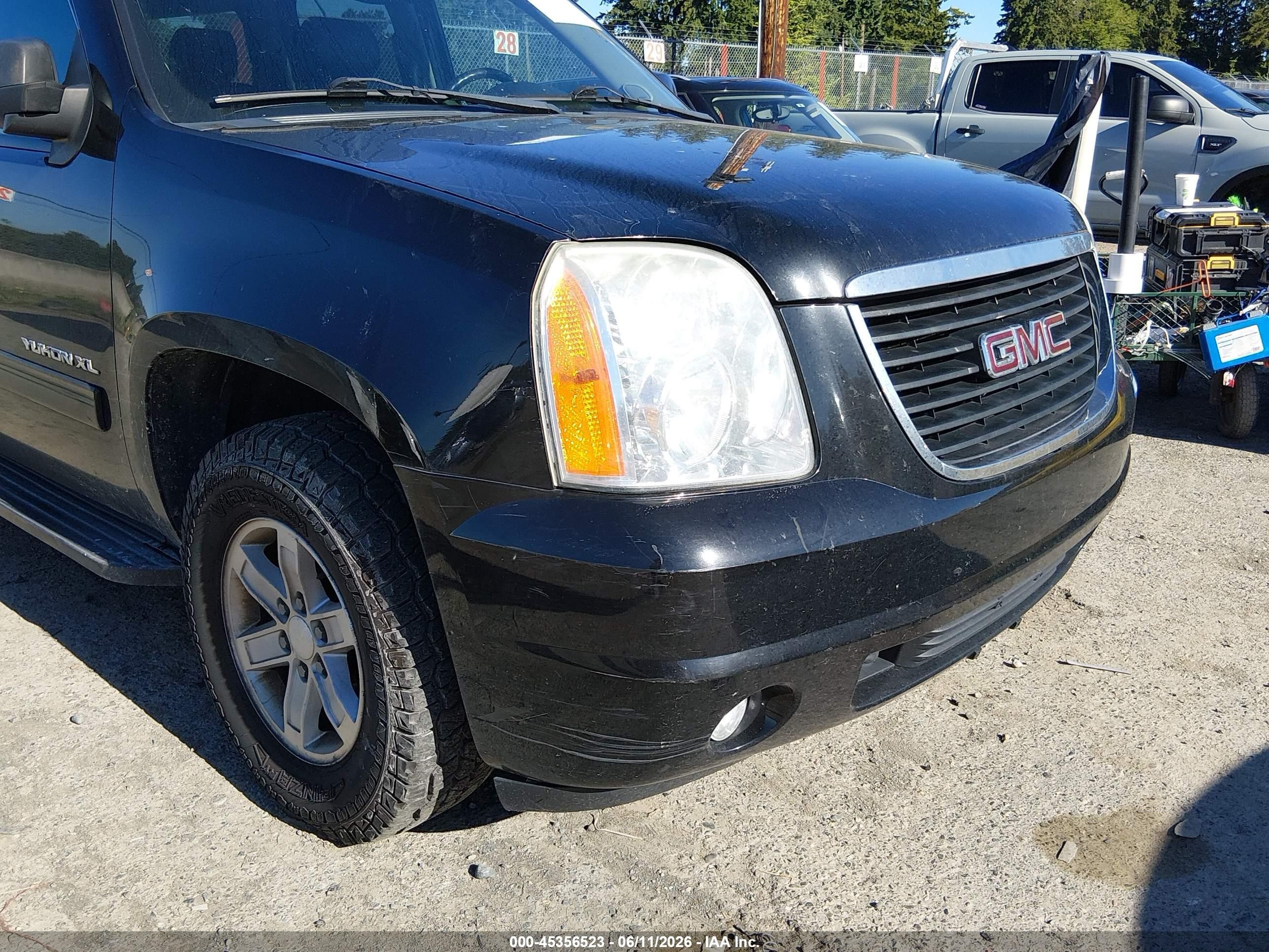 2012 Gmc Yukon Xl 1500 Slt Black vin: 1GKS2KE70CR162638