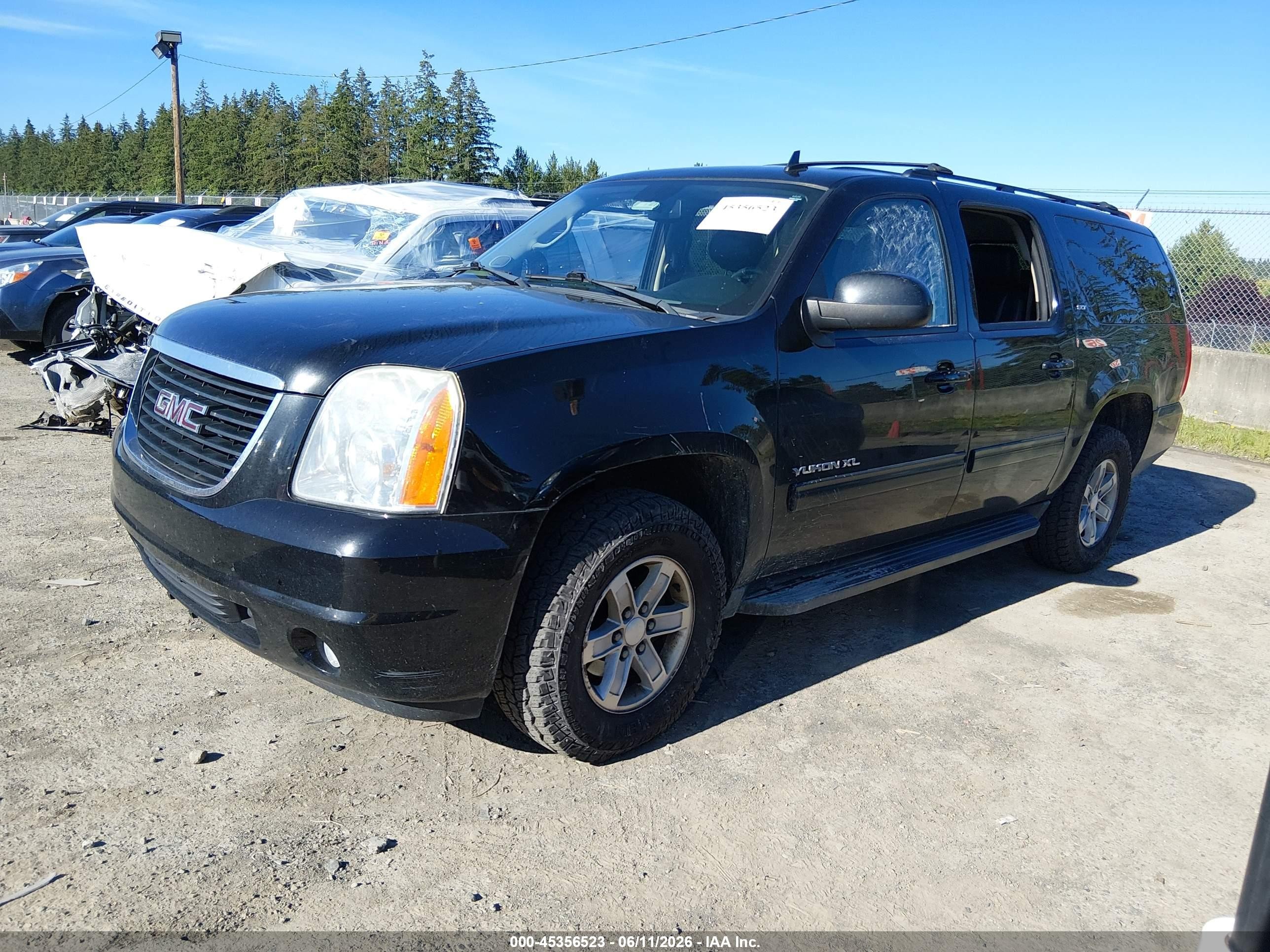2012 Gmc Yukon Xl 1500 Slt Black vin: 1GKS2KE70CR162638
