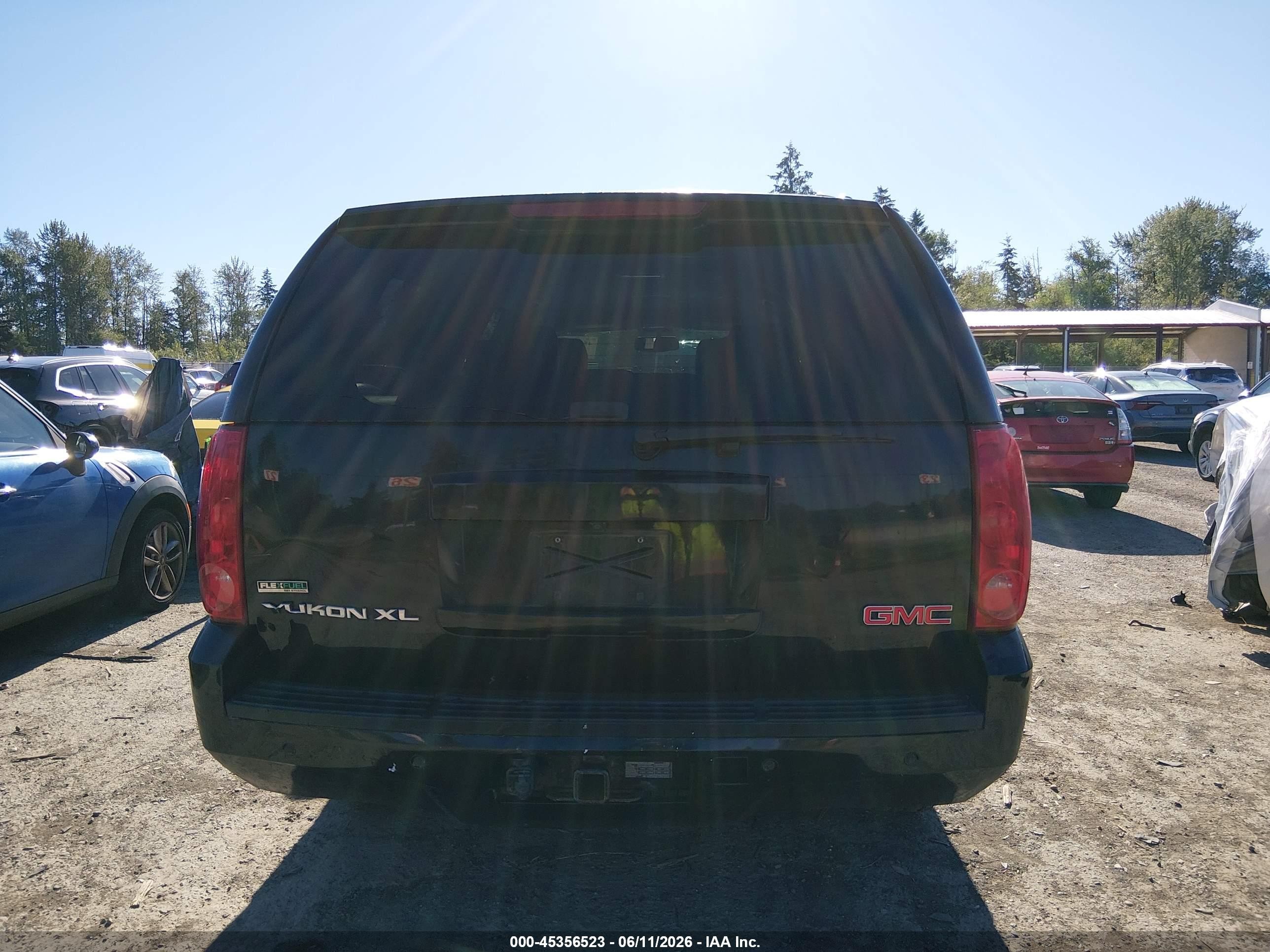 2012 Gmc Yukon Xl 1500 Slt Black vin: 1GKS2KE70CR162638