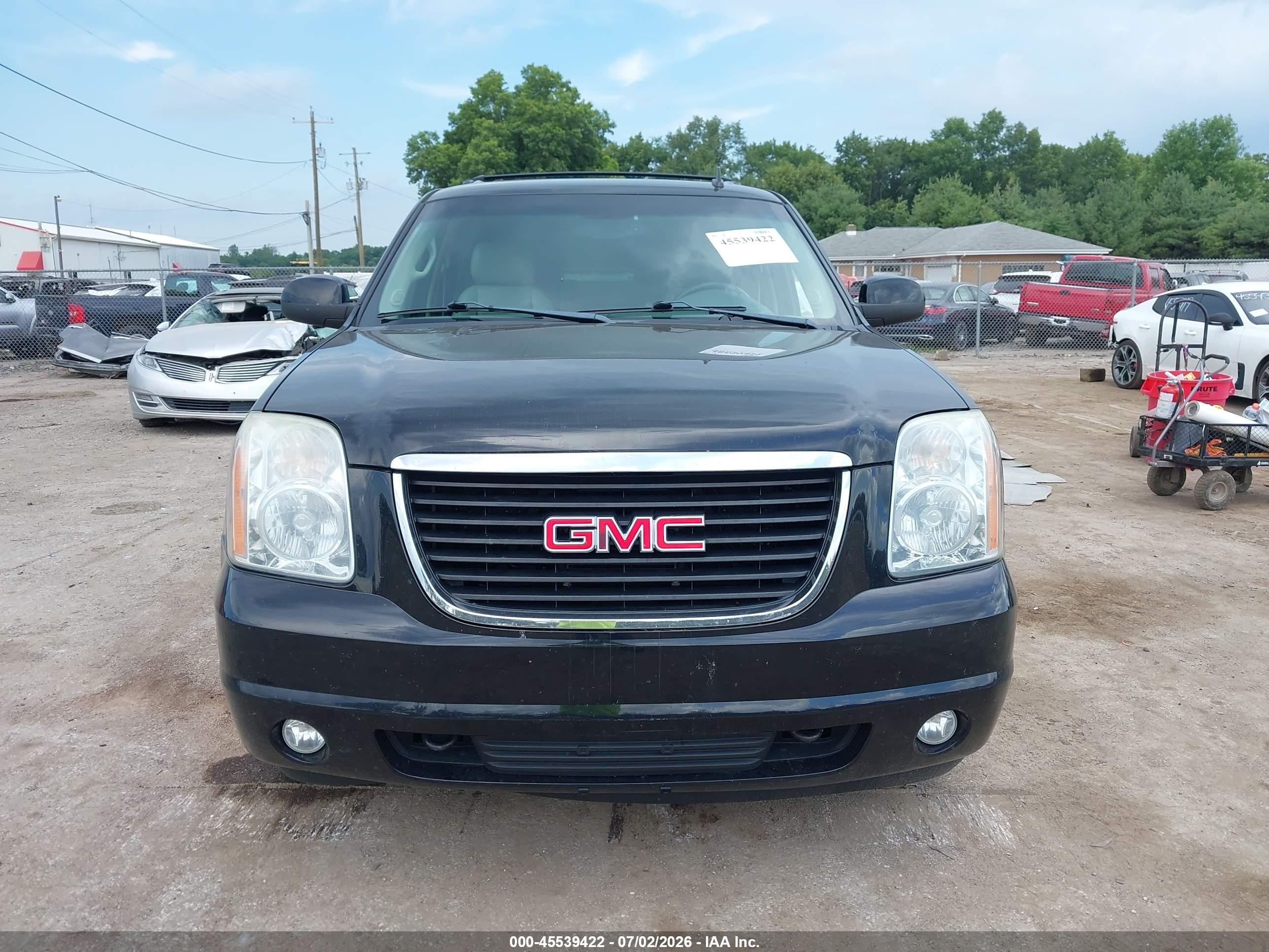 2012 Gmc Yukon Xl 1500 Slt Black vin: 1GKS2KE70CR224457