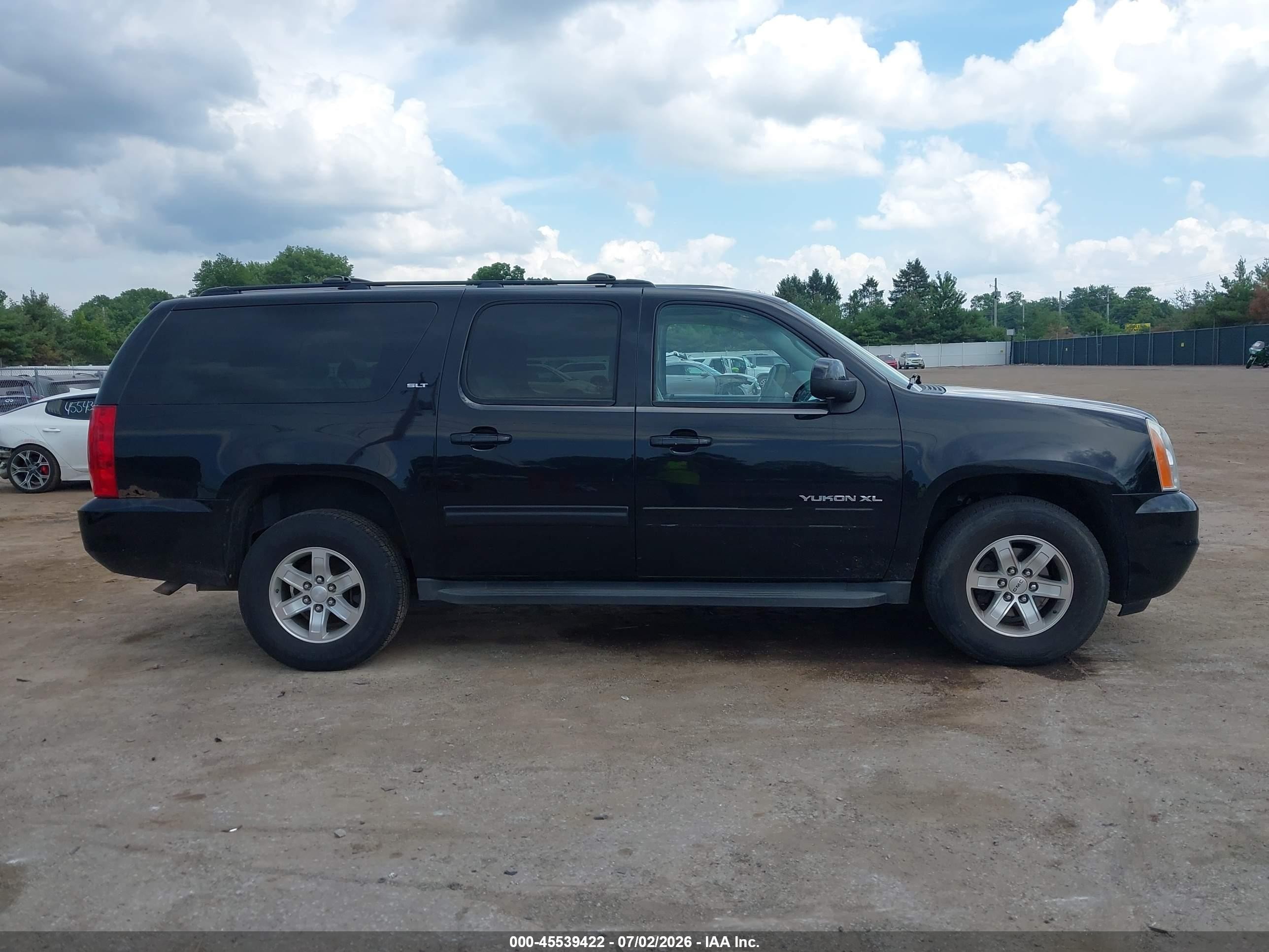 2012 Gmc Yukon Xl 1500 Slt Black vin: 1GKS2KE70CR224457