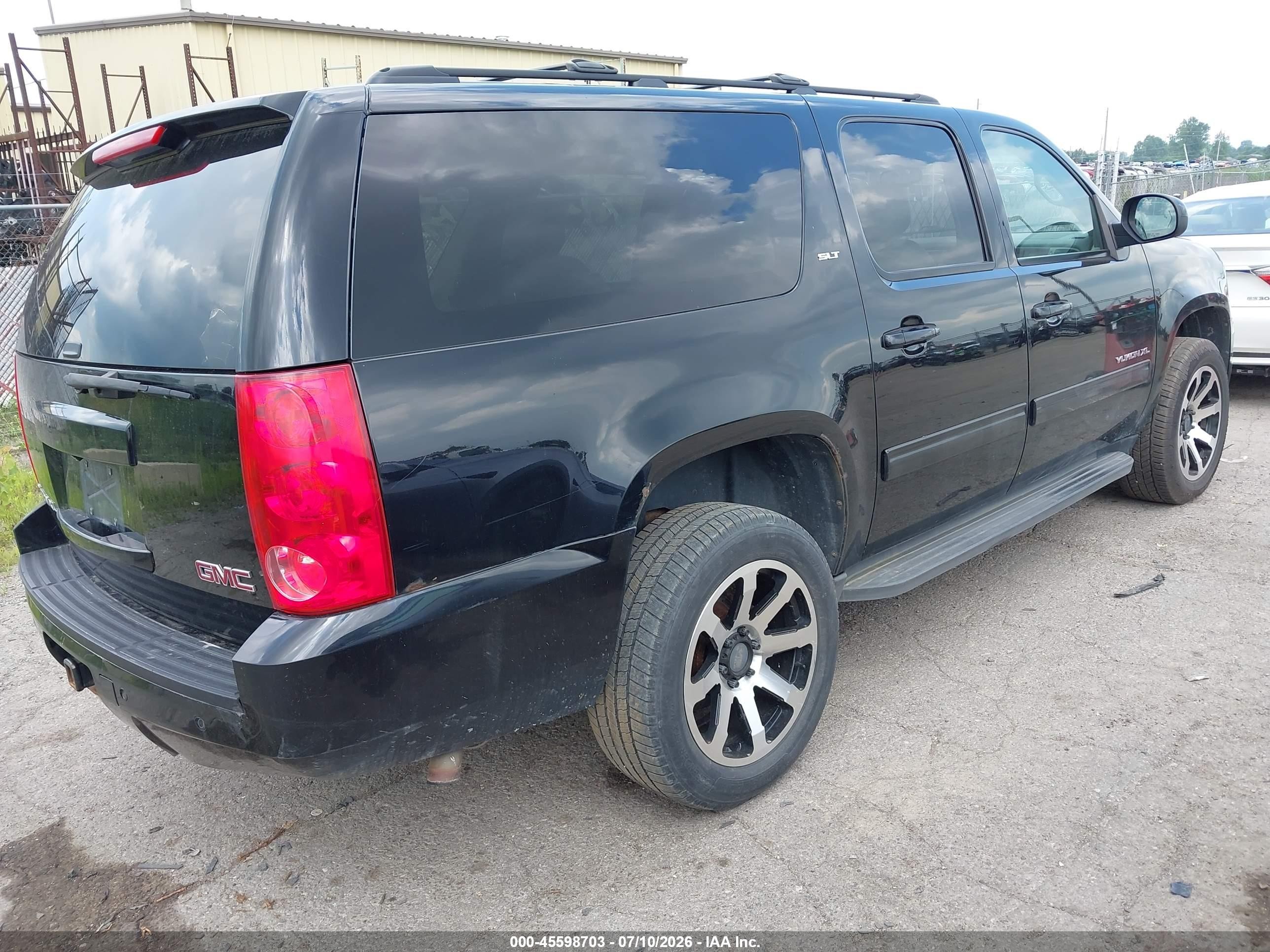 2014 Gmc Yukon Xl 1500 Slt Black vin: 1GKS2KE71ER180262