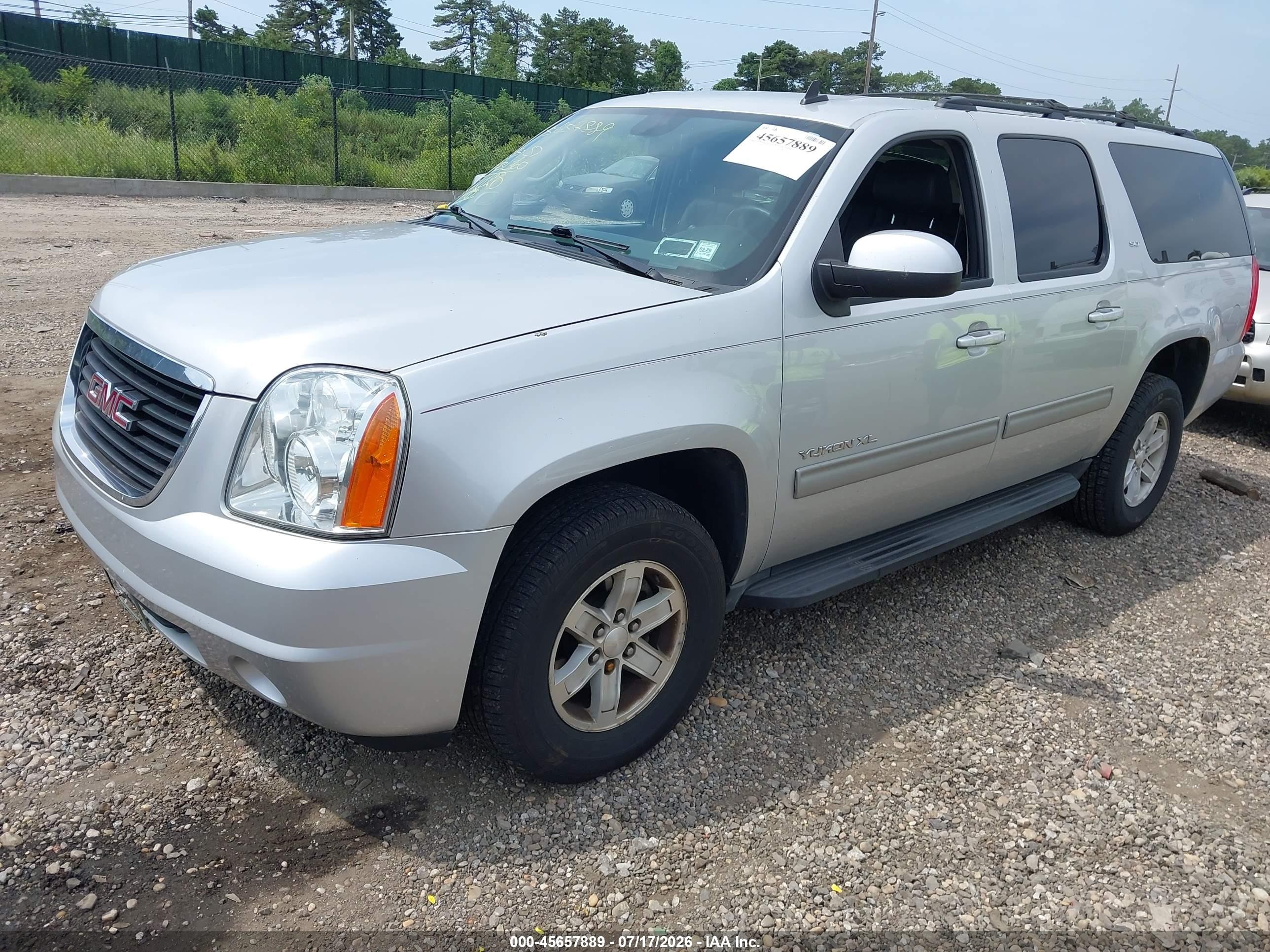 2014 Gmc Yukon Xl K1500 Slt Silver vin: 1GKS2KE72ER212927