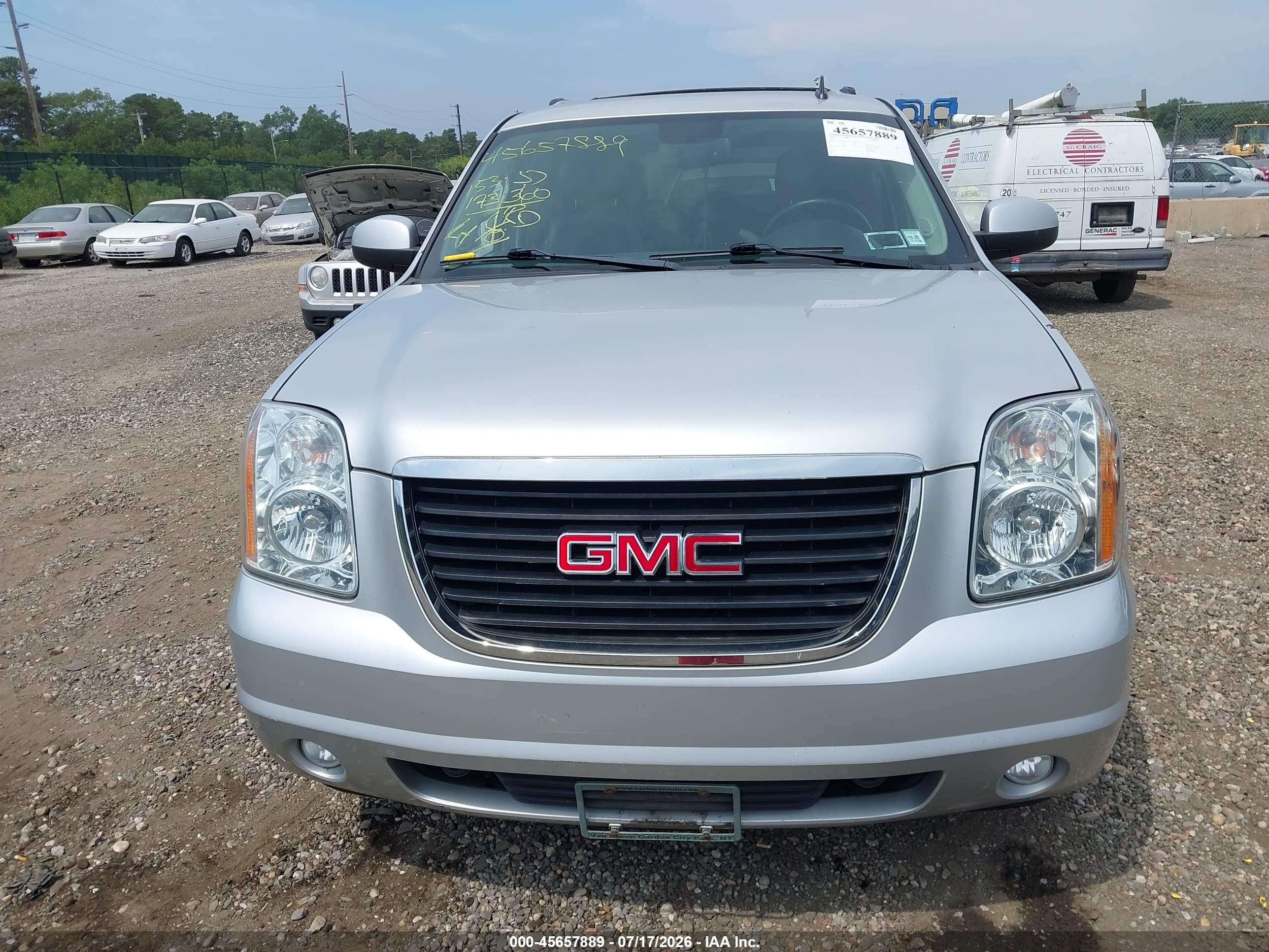 2014 Gmc Yukon Xl K1500 Slt Silver vin: 1GKS2KE72ER212927