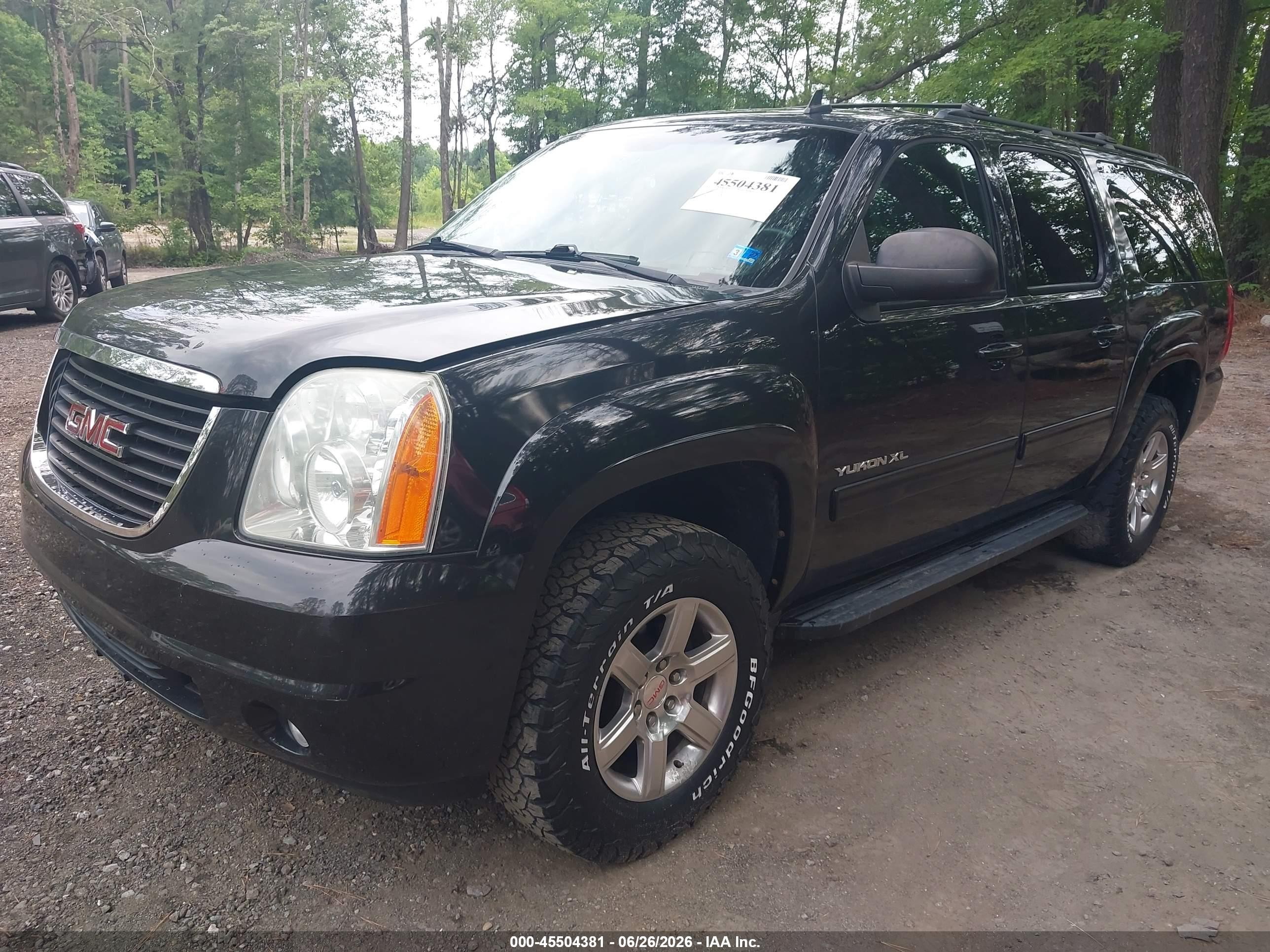 2013 Gmc Yukon Xl 1500 Slt Black vin: 1GKS2KE74DR124816