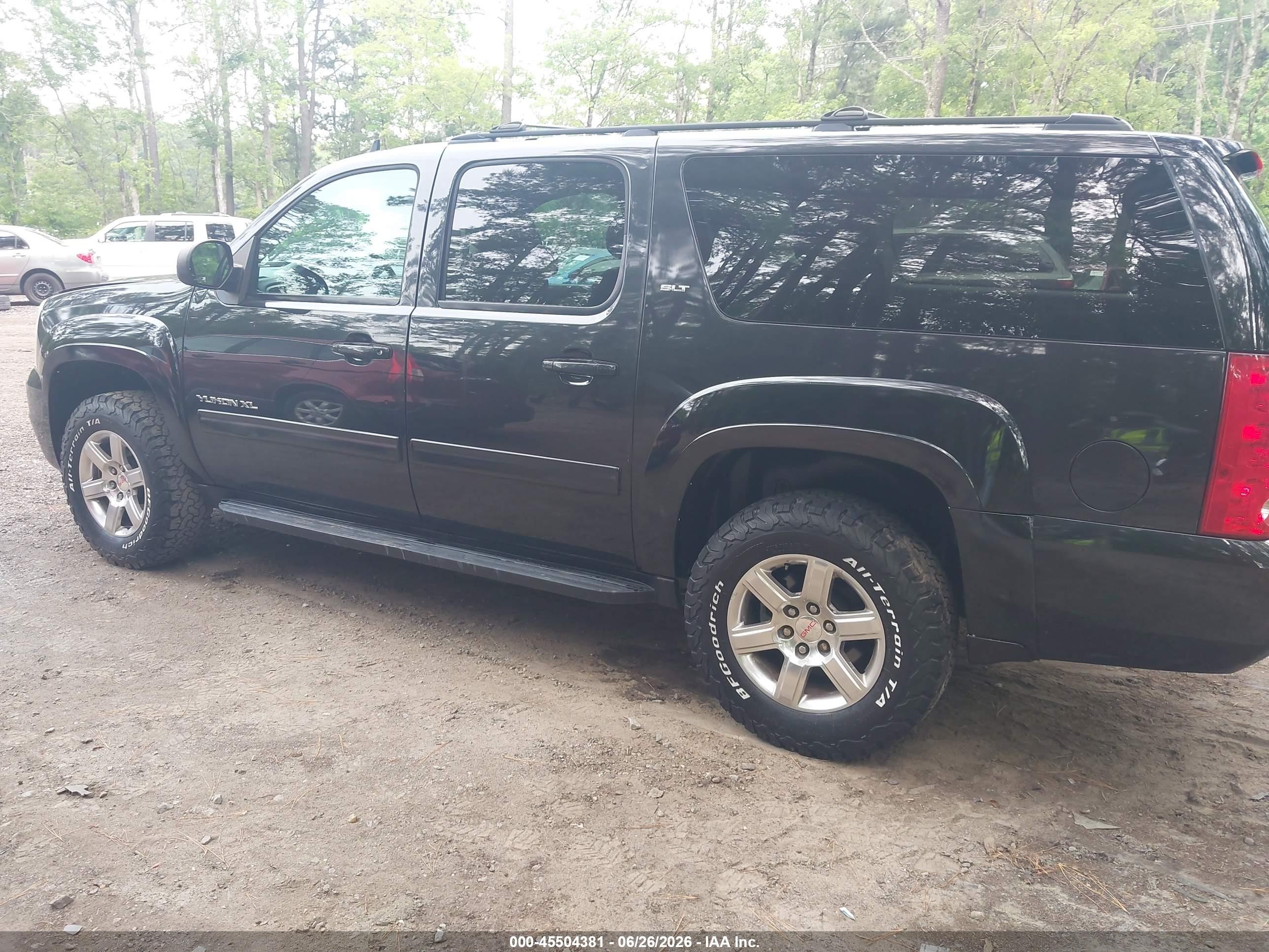 2013 Gmc Yukon Xl 1500 Slt Black vin: 1GKS2KE74DR124816