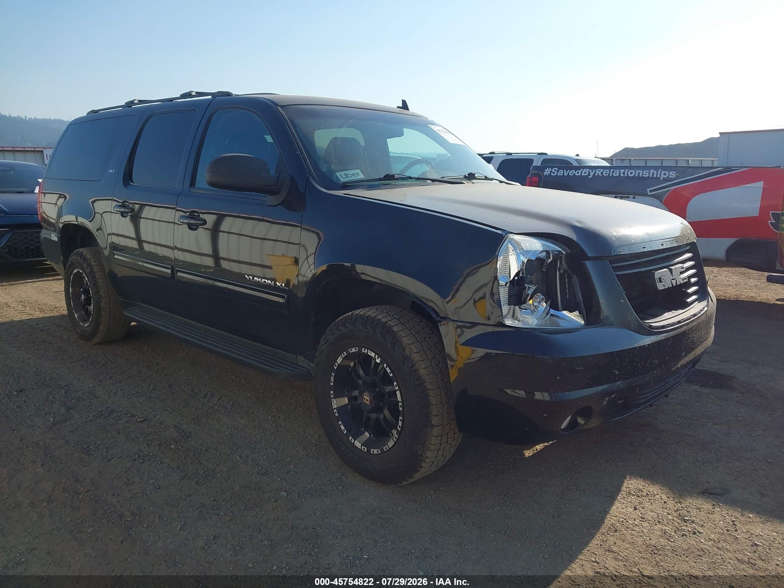 2014 Gmc Yukon Xl 1500 Slt Black vin: 1GKS2KE75ER218379