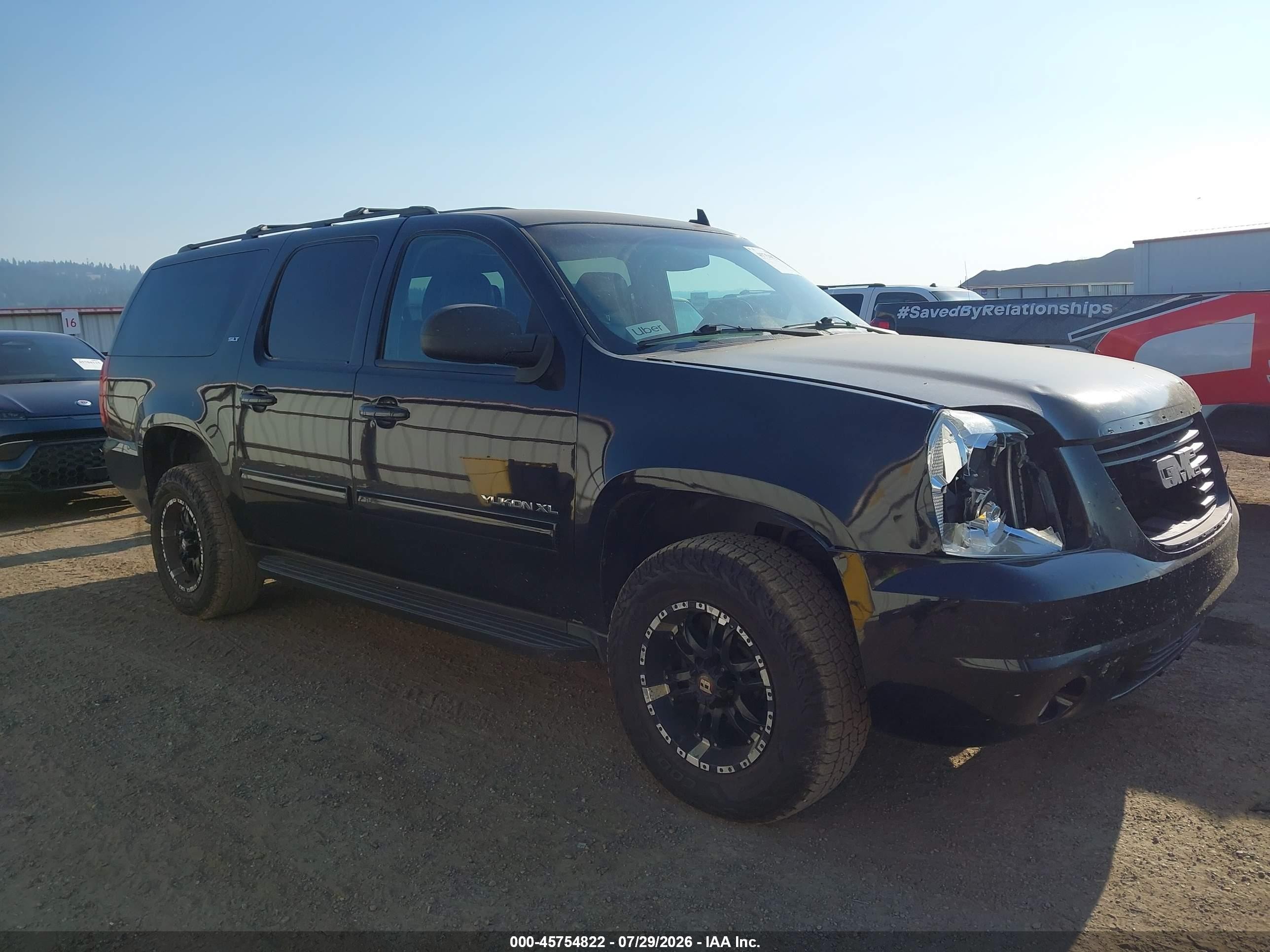 2014 Gmc Yukon Xl 1500 Slt Black vin: 1GKS2KE75ER218379